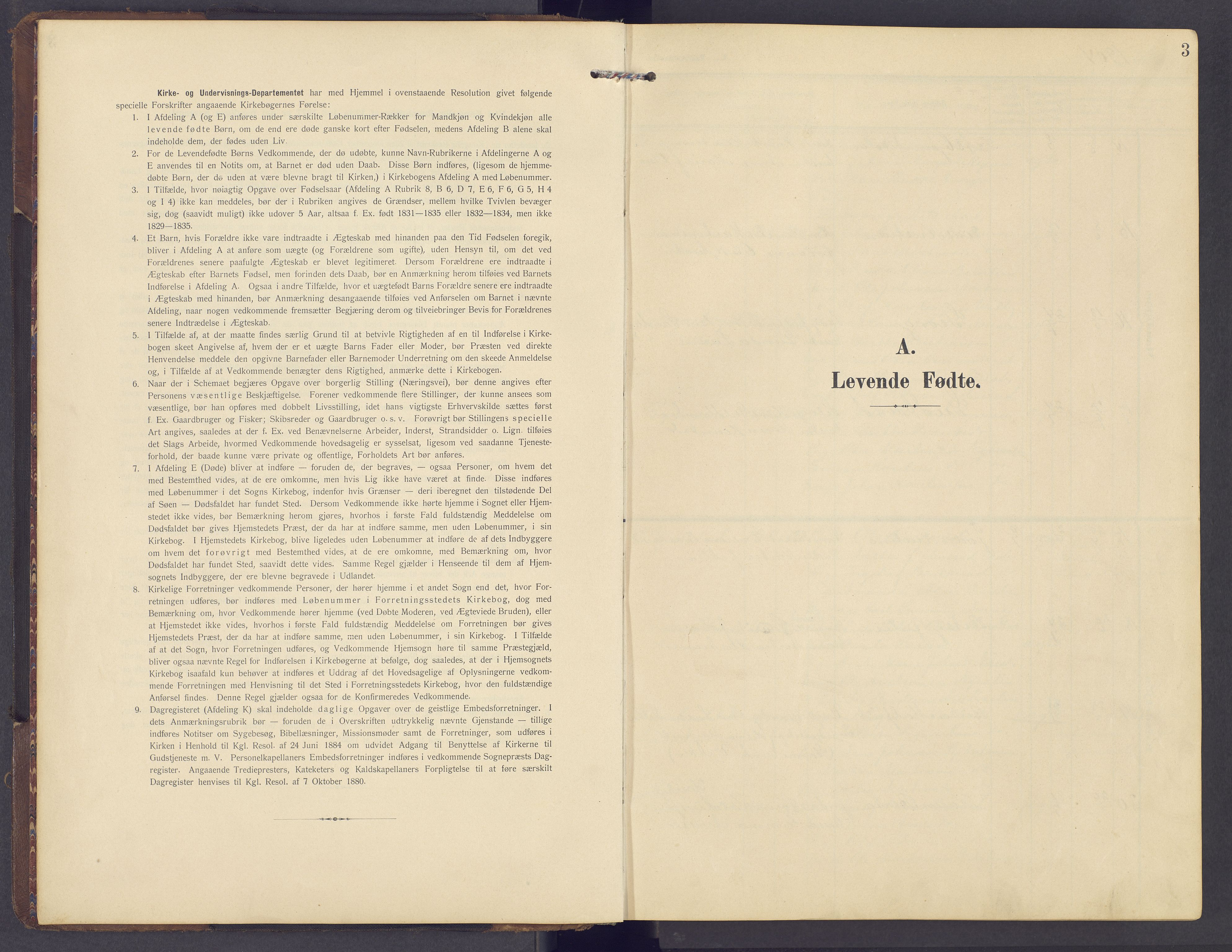 Brandval prestekontor, SAH/PREST-034/H/Ha/Hab/L0003: Klokkerbok nr. 3, 1904-1917, s. 3