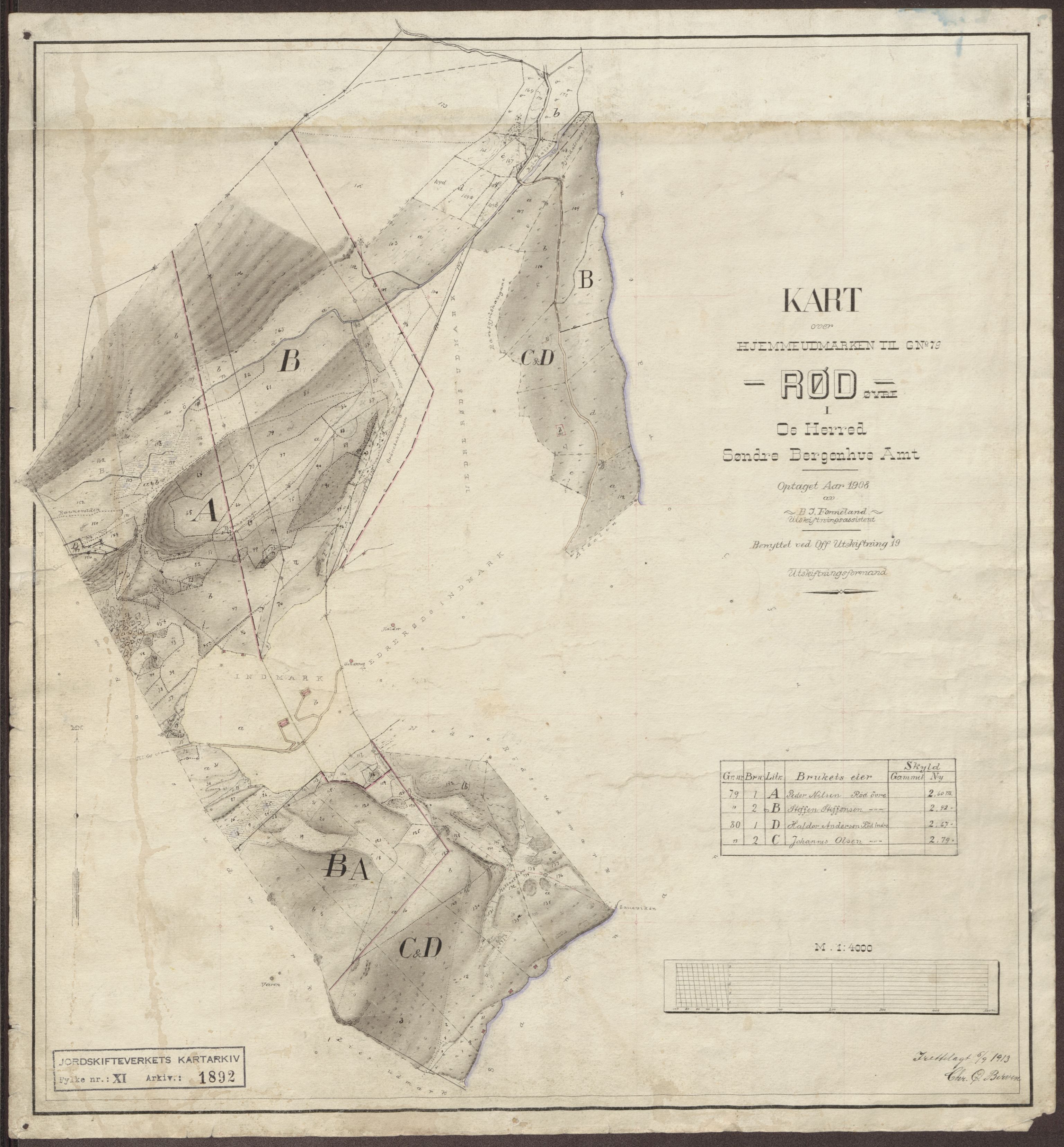 Jordskifteverkets kartarkiv, RA/S-3929/T, 1859-1988, s. 2065