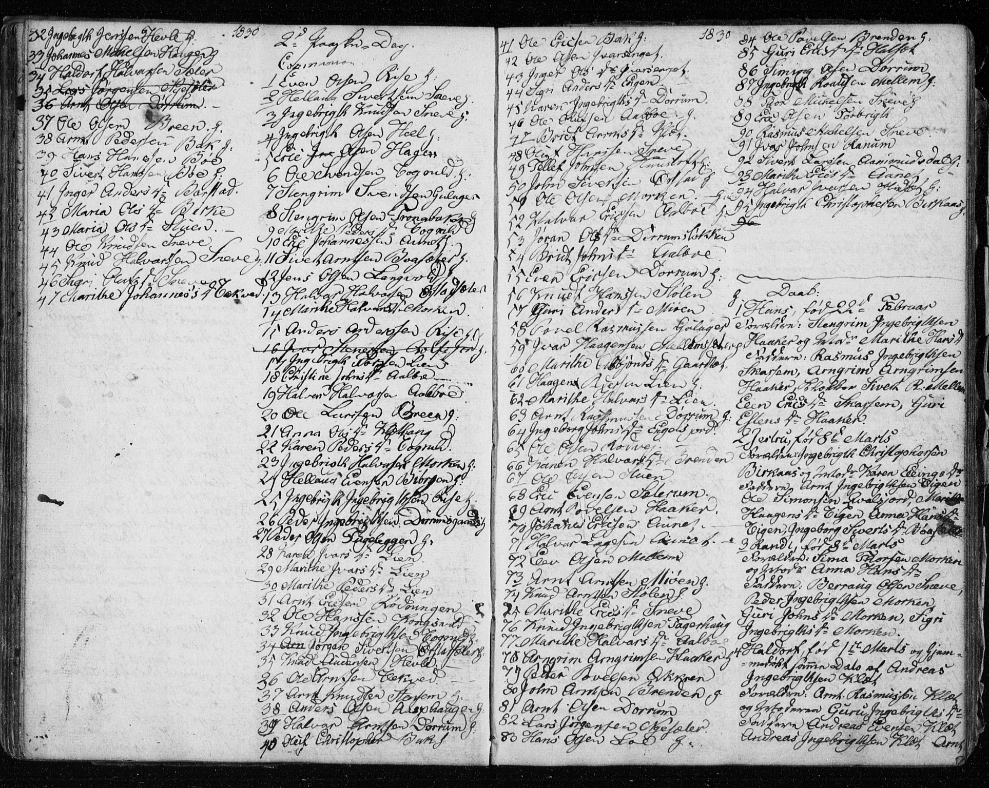 Ministerialprotokoller, klokkerbøker og fødselsregistre - Sør-Trøndelag, SAT/A-1456/678/L0913: Klokkerbok nr. 678C02, 1825-1833