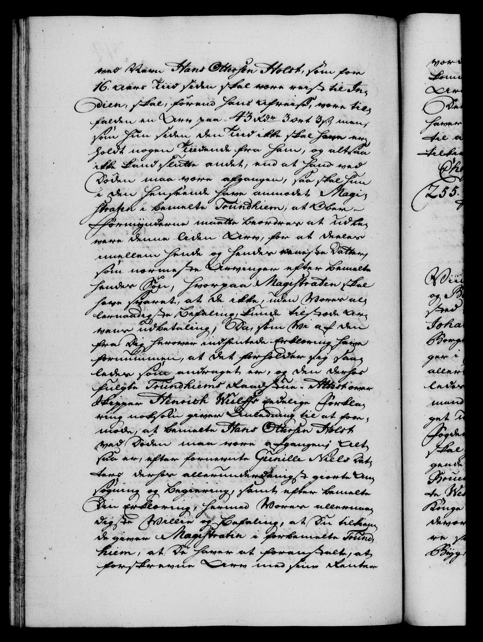 Danske Kanselli 1572-1799, AV/RA-EA-3023/F/Fc/Fca/Fcab/L0035: Norske tegnelser, 1755-1756, s. 314b