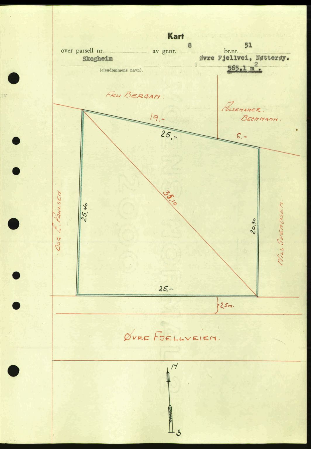 Tønsberg sorenskriveri, AV/SAKO-A-130/G/Ga/Gaa/L0013: Pantebok nr. A13, 1943-1943, Dagboknr: 1409/1943