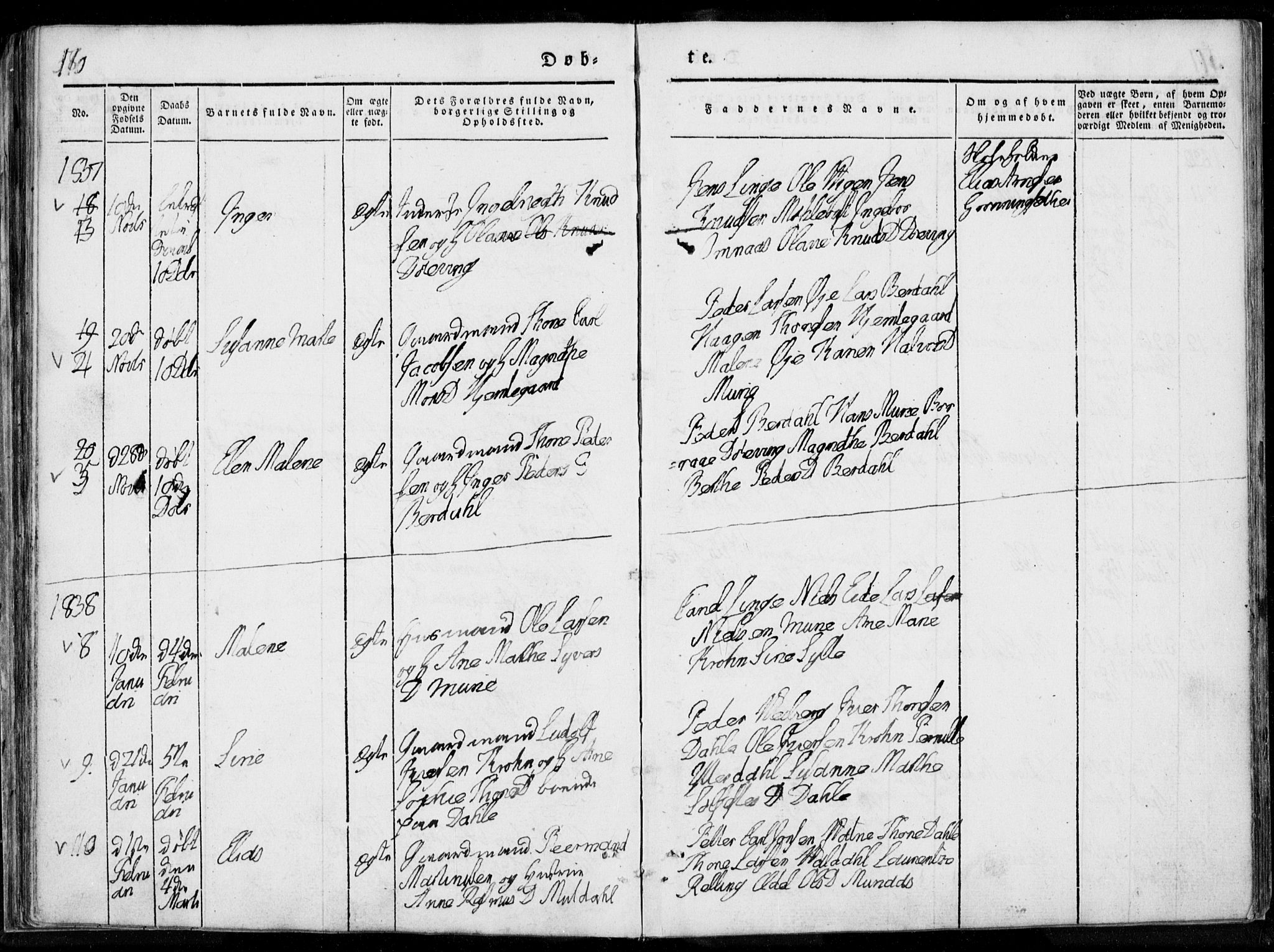 Ministerialprotokoller, klokkerbøker og fødselsregistre - Møre og Romsdal, AV/SAT-A-1454/519/L0247: Ministerialbok nr. 519A06, 1827-1846, s. 110