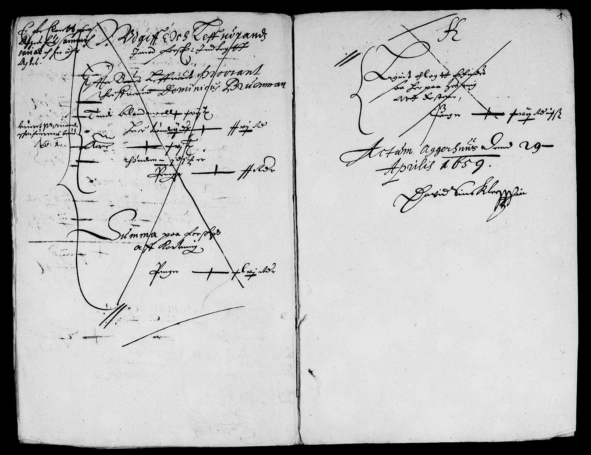Rentekammeret inntil 1814, Reviderte regnskaper, Lensregnskaper, AV/RA-EA-5023/R/Rb/Rba/L0250: Akershus len, 1658-1660
