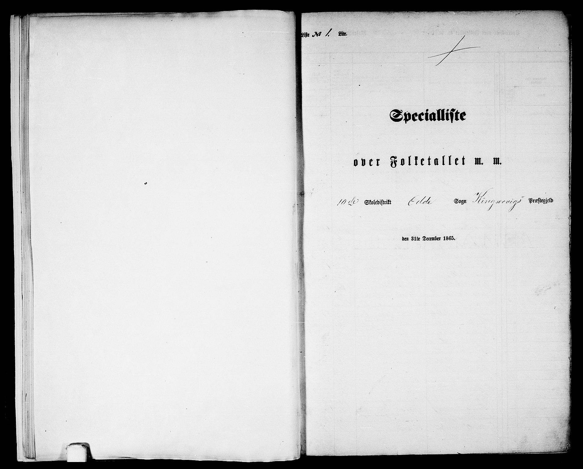 RA, Folketelling 1865 for 1230P Kinsarvik prestegjeld, 1865, s. 13
