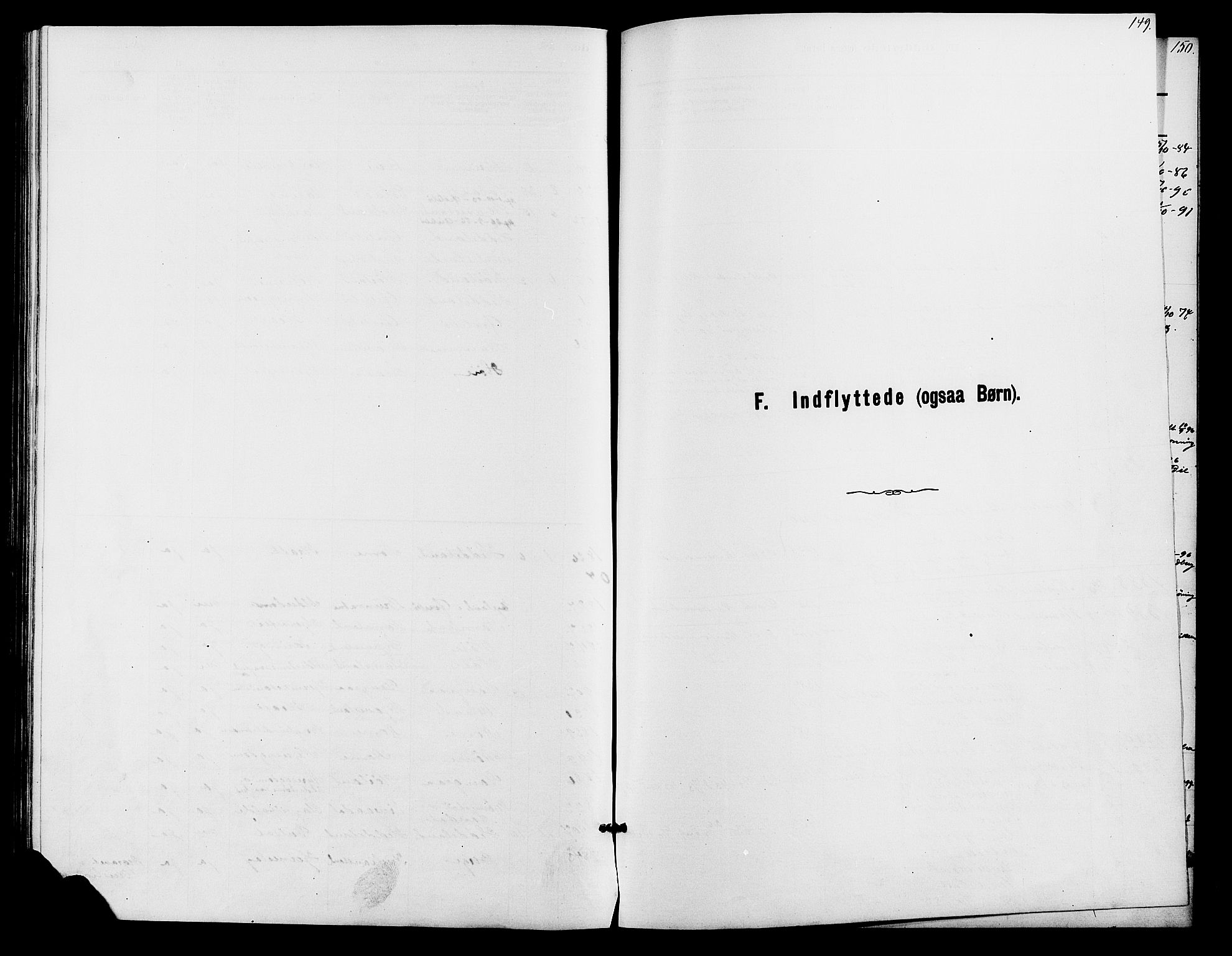 Holum sokneprestkontor, SAK/1111-0022/F/Fb/Fbc/L0003: Klokkerbok nr. B 3, 1882-1908, s. 149