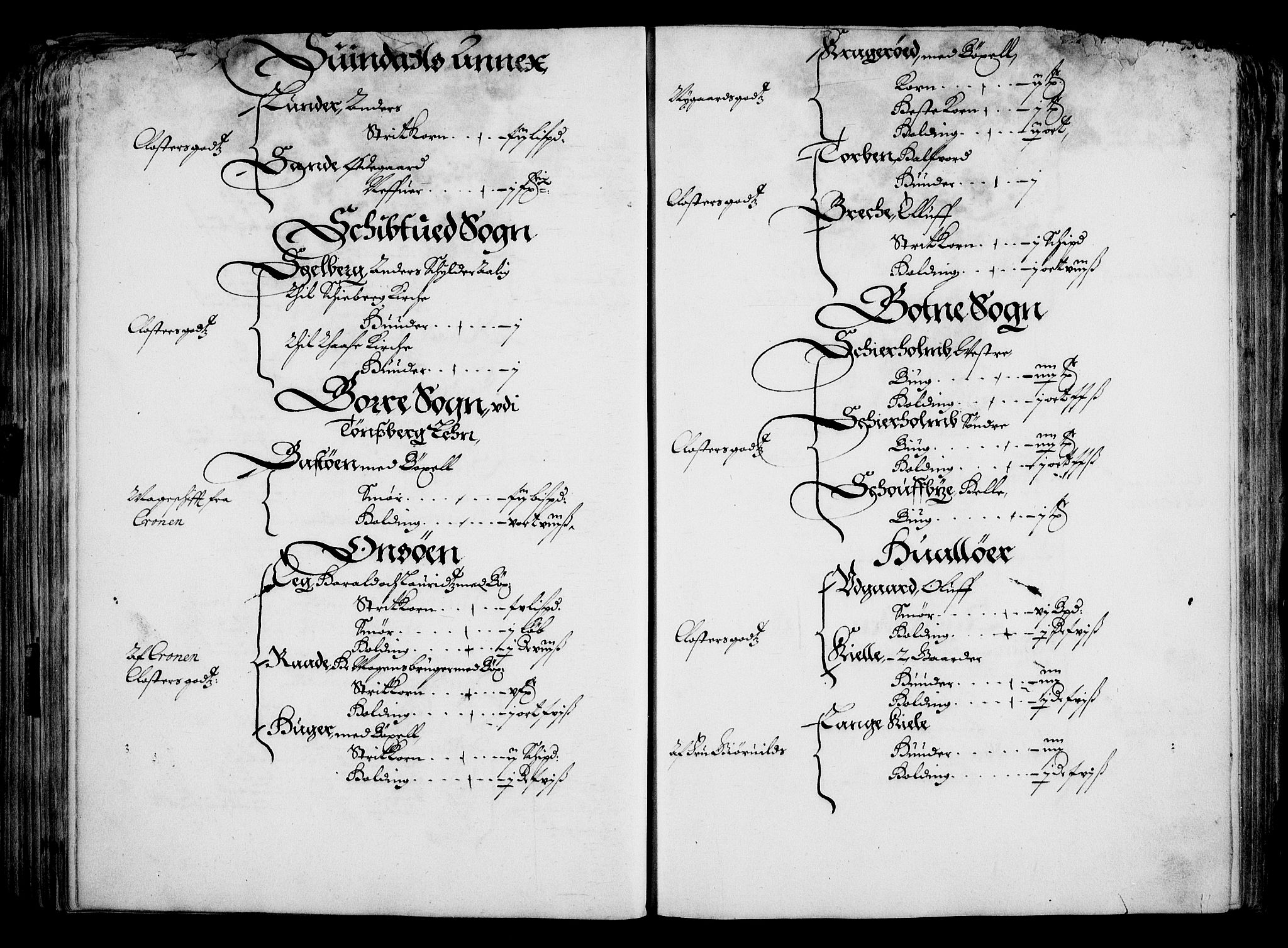 Rentekammeret inntil 1814, Realistisk ordnet avdeling, RA/EA-4070/On/L0001/0001: Statens gods / [Jj 1]: Jordebok over Hannibal Sehesteds gods, 1651, s. 156