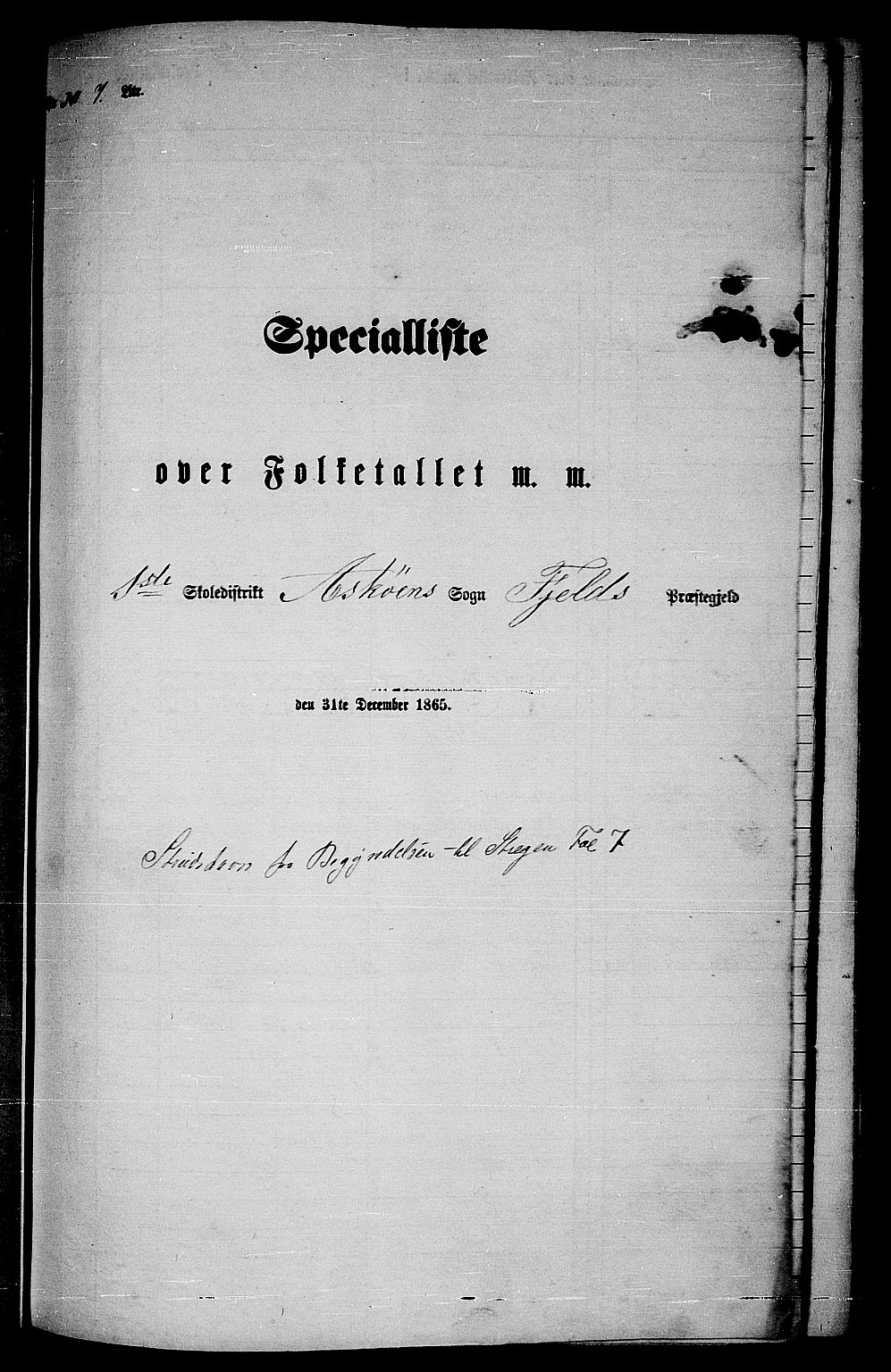 RA, Folketelling 1865 for 1246P Fjell prestegjeld, 1865, s. 118