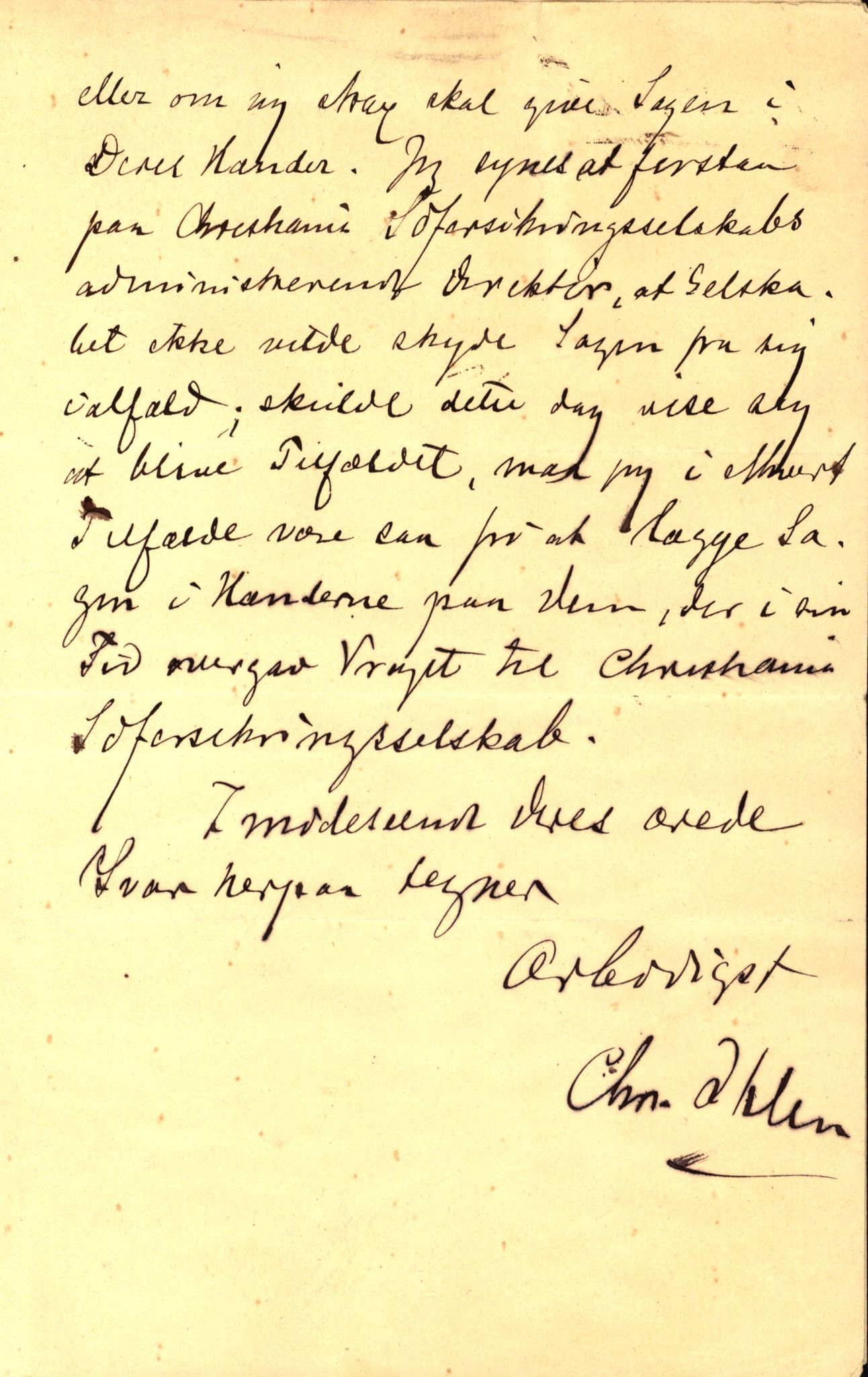 Pa 63 - Østlandske skibsassuranceforening, VEMU/A-1079/G/Ga/L0015/0009: Havaridokumenter / Insulan, Nymph, Argonaut, 1882, s. 11