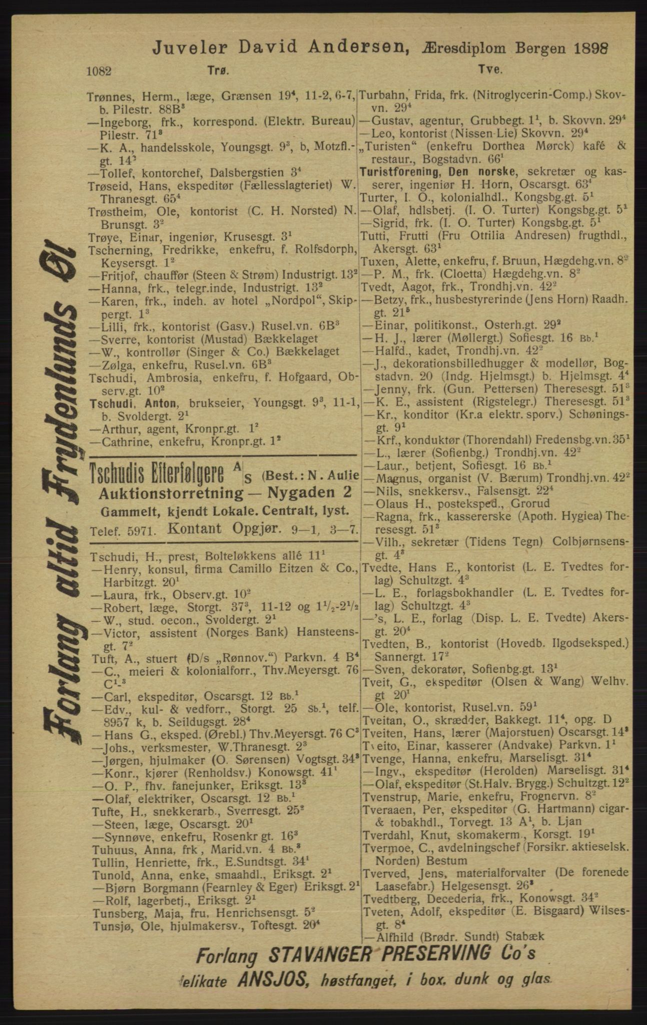 Kristiania/Oslo adressebok, PUBL/-, 1913, s. 1094