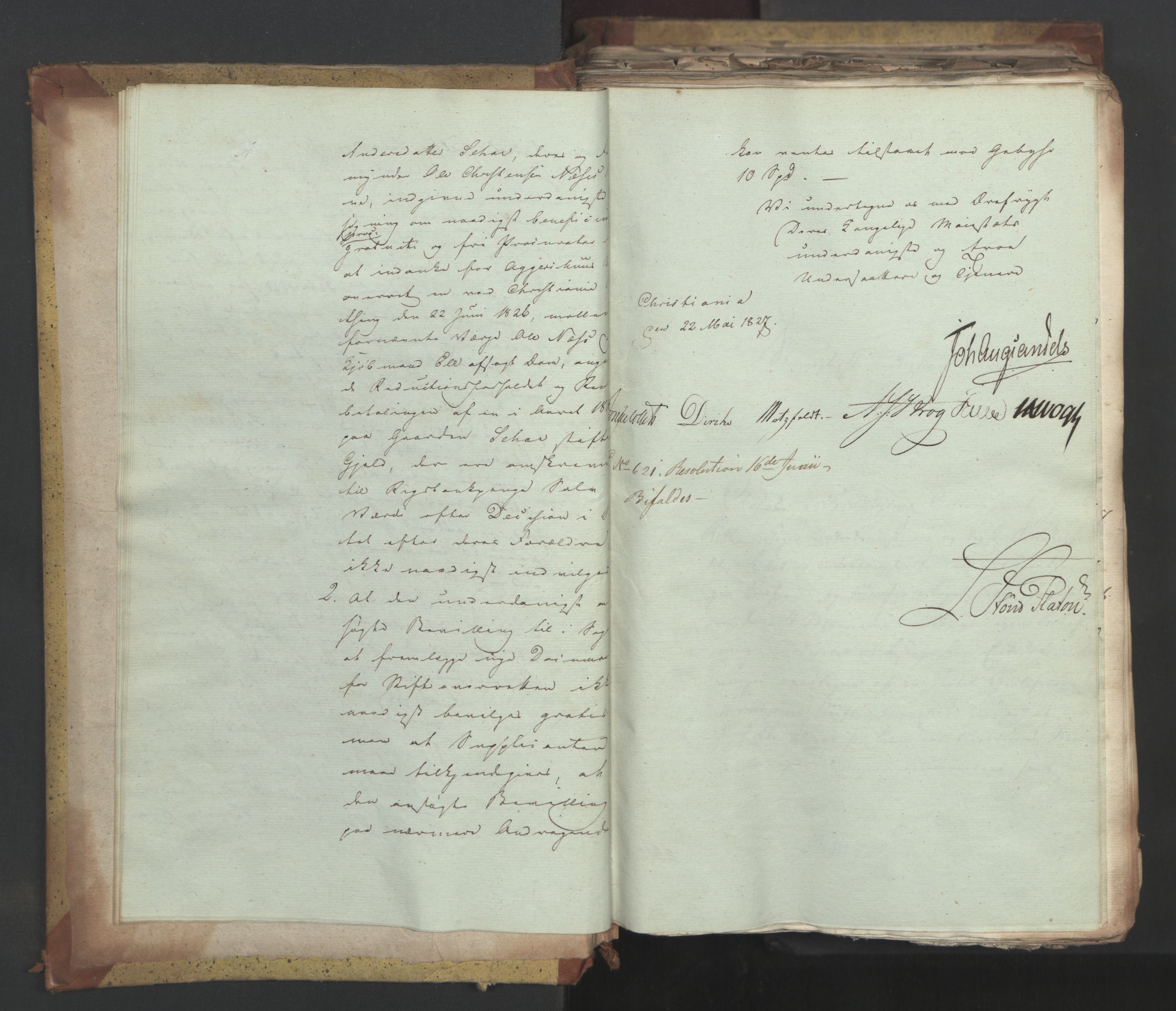 Statsrådsavdelingen i Stockholm, AV/RA-S-1003/D/Da/L0051: Regjeringsinnstillinger nr. 4310-4565, 1827, s. 11