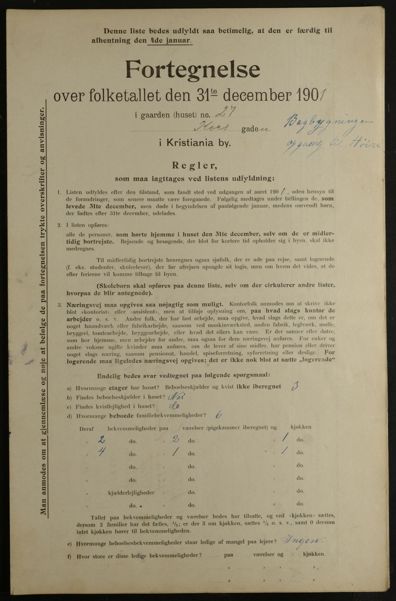 OBA, Kommunal folketelling 31.12.1901 for Kristiania kjøpstad, 1901, s. 8233