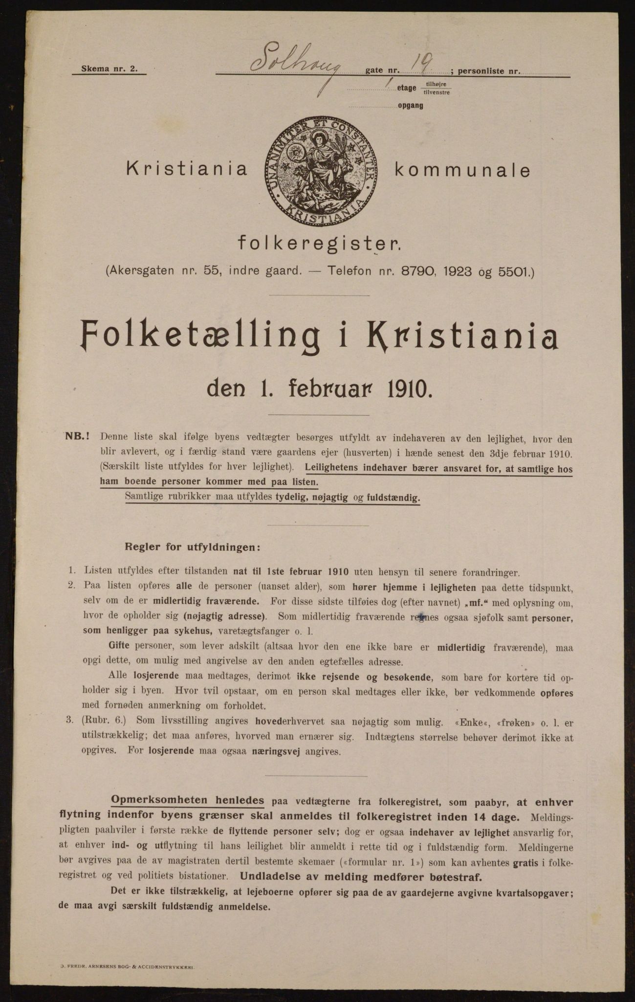 OBA, Kommunal folketelling 1.2.1910 for Kristiania, 1910, s. 94828