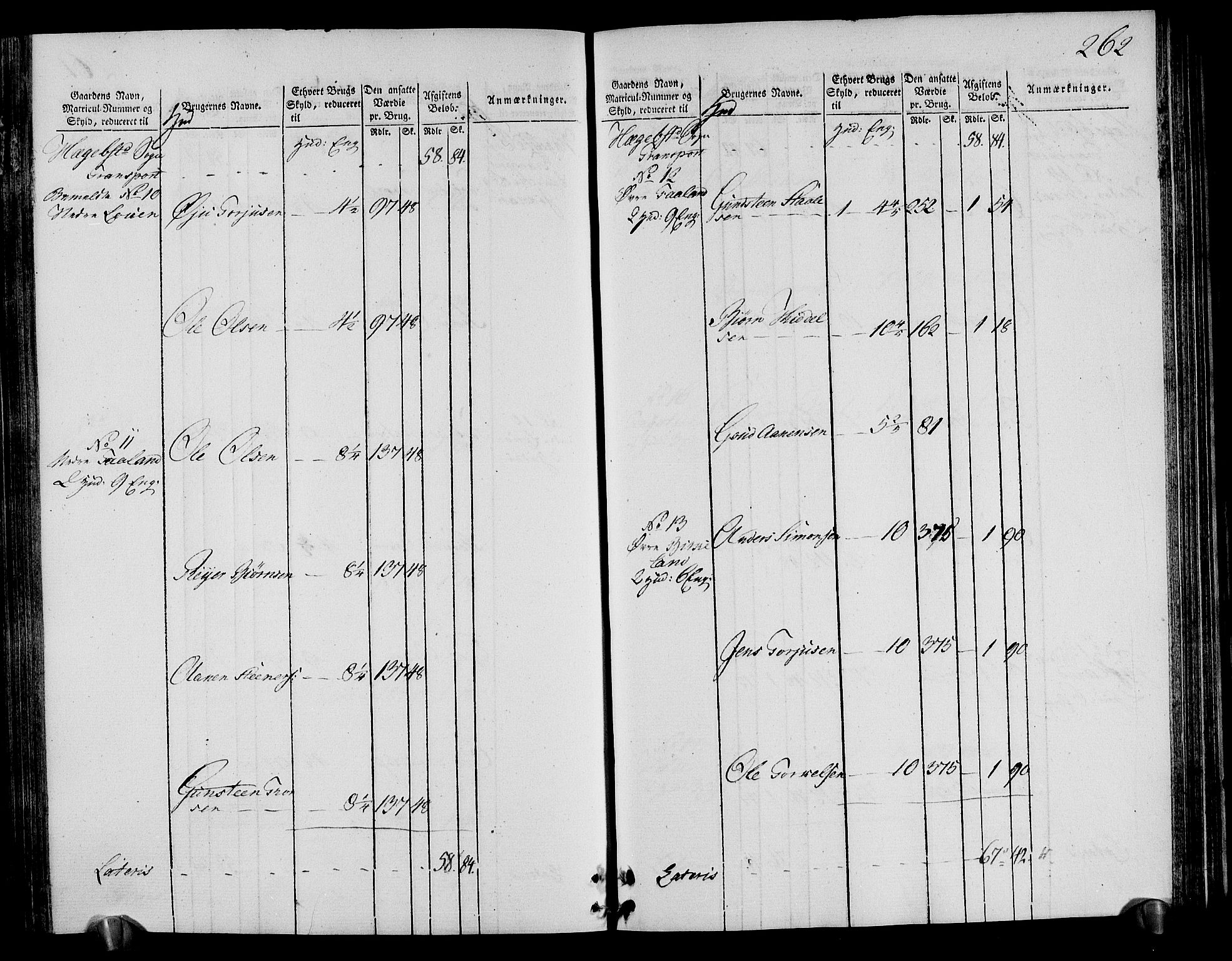 Rentekammeret inntil 1814, Realistisk ordnet avdeling, AV/RA-EA-4070/N/Ne/Nea/L0095: Lista fogderi. Oppebørselsregister, 1803-1804, s. 269