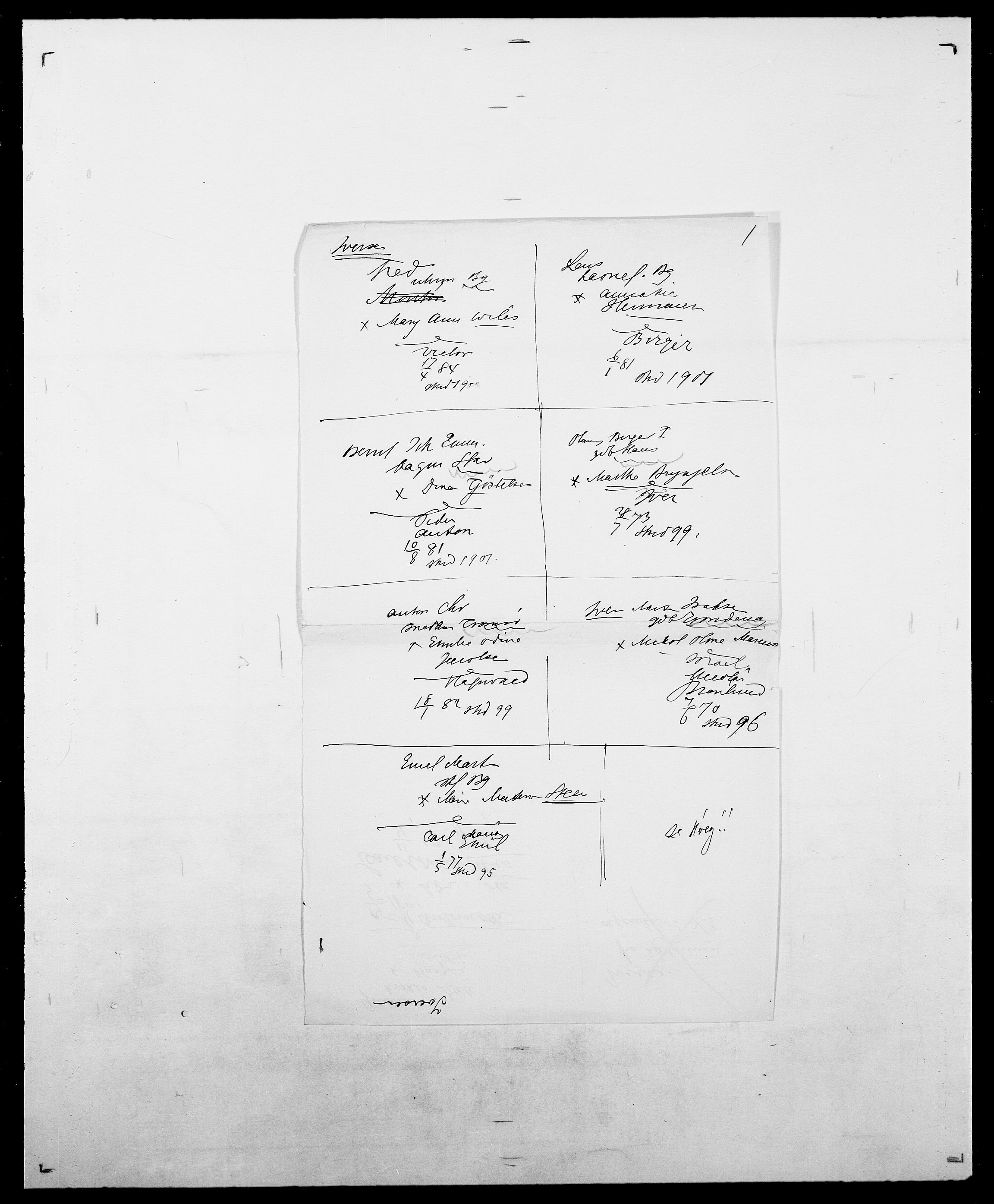 Delgobe, Charles Antoine - samling, AV/SAO-PAO-0038/D/Da/L0020: Irgens - Kjøsterud, s. 193