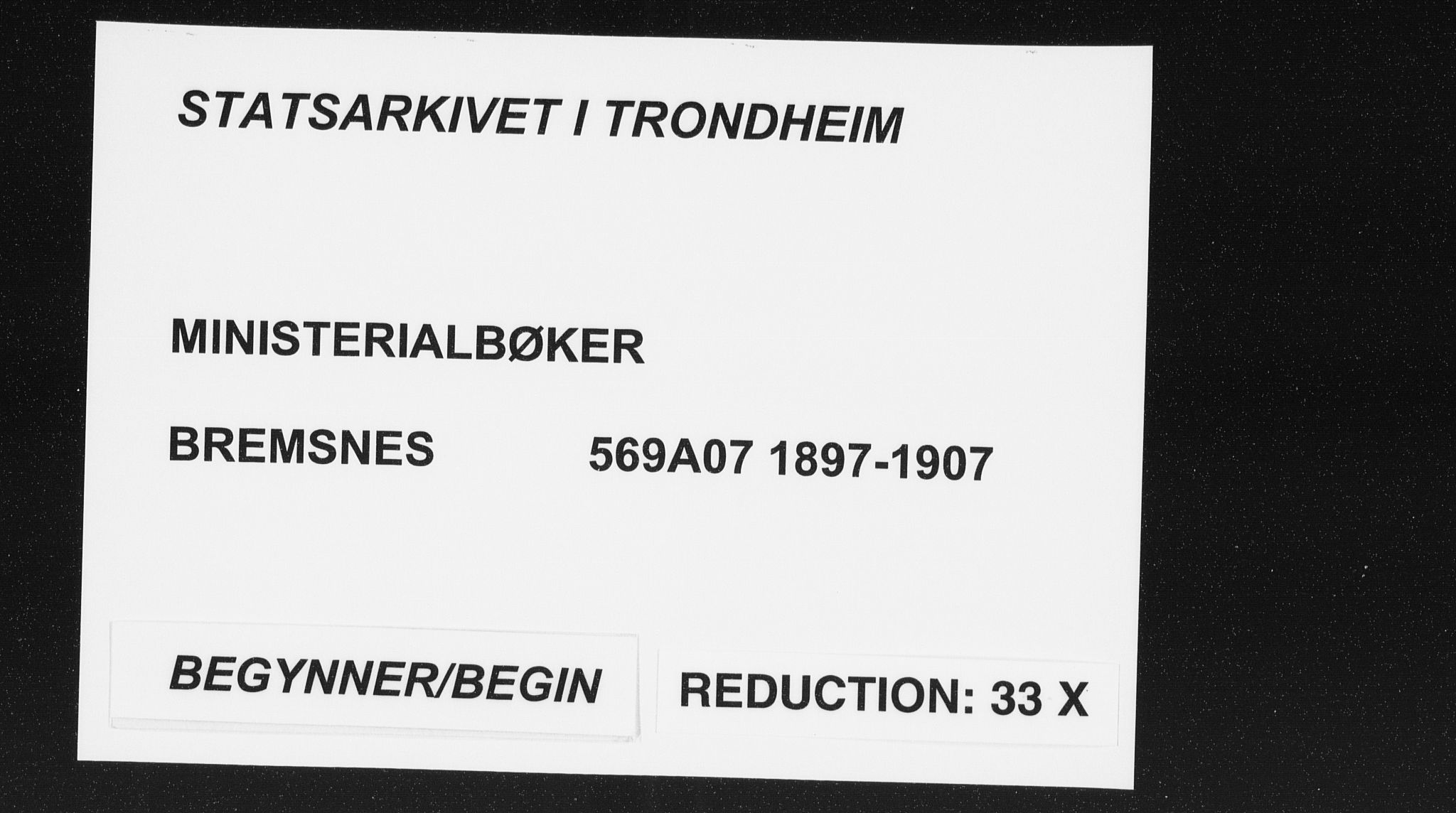 Ministerialprotokoller, klokkerbøker og fødselsregistre - Møre og Romsdal, SAT/A-1454/569/L0821: Ministerialbok nr. 569A07, 1897-1907