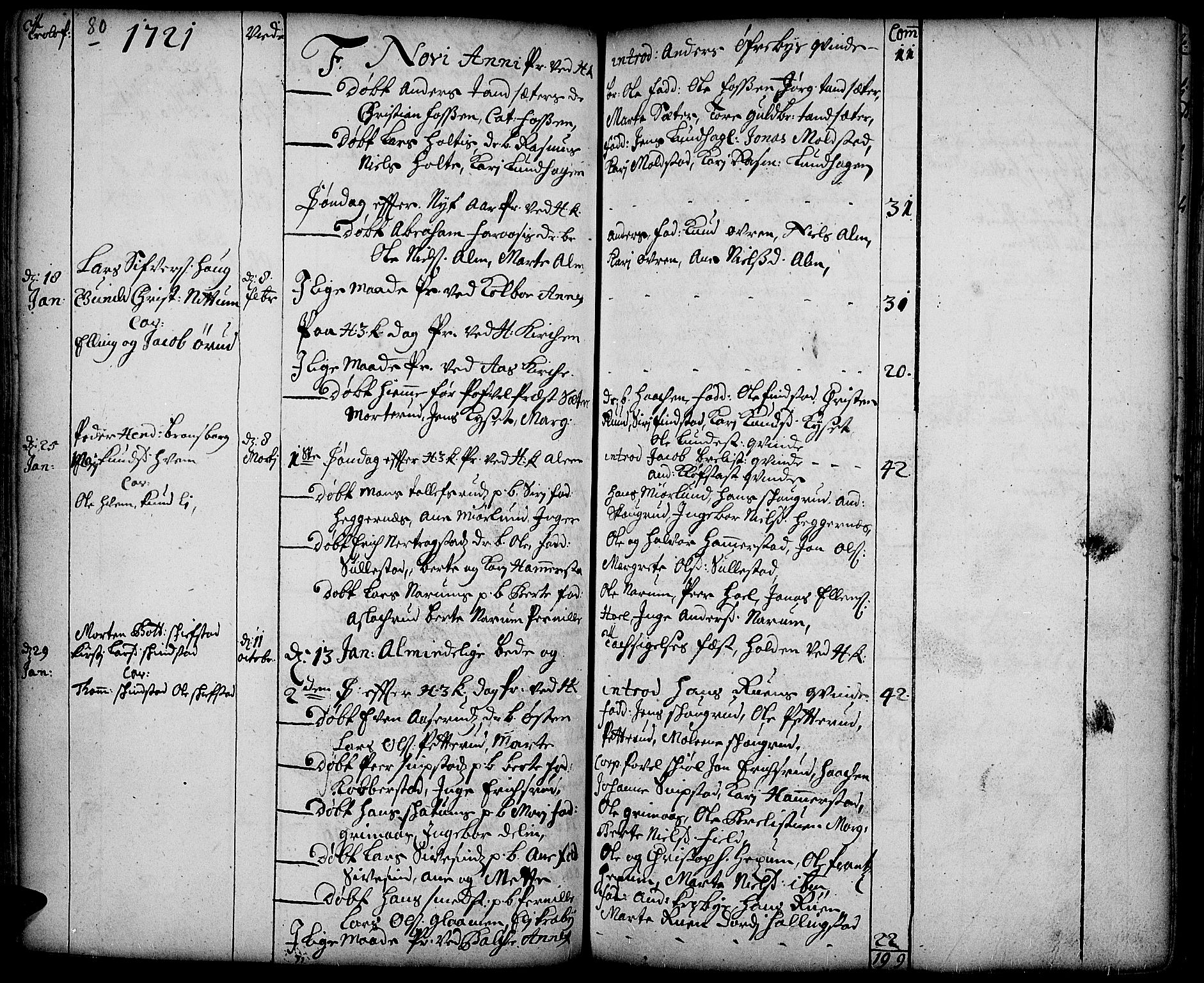 Toten prestekontor, AV/SAH-PREST-102/H/Ha/Haa/L0002: Ministerialbok nr. 2, 1714-1732, s. 80