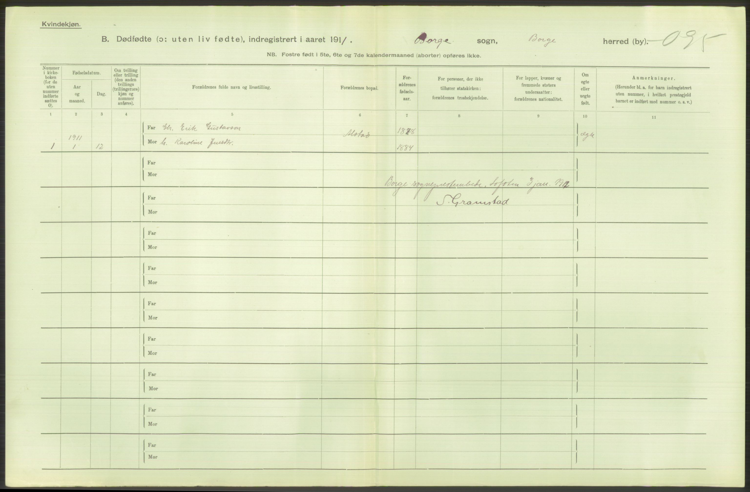 Statistisk sentralbyrå, Sosiodemografiske emner, Befolkning, RA/S-2228/D/Df/Dfb/Dfba/L0046: Nordlands amt:  Døde, dødfødte. Bygder og byer., 1911, s. 138