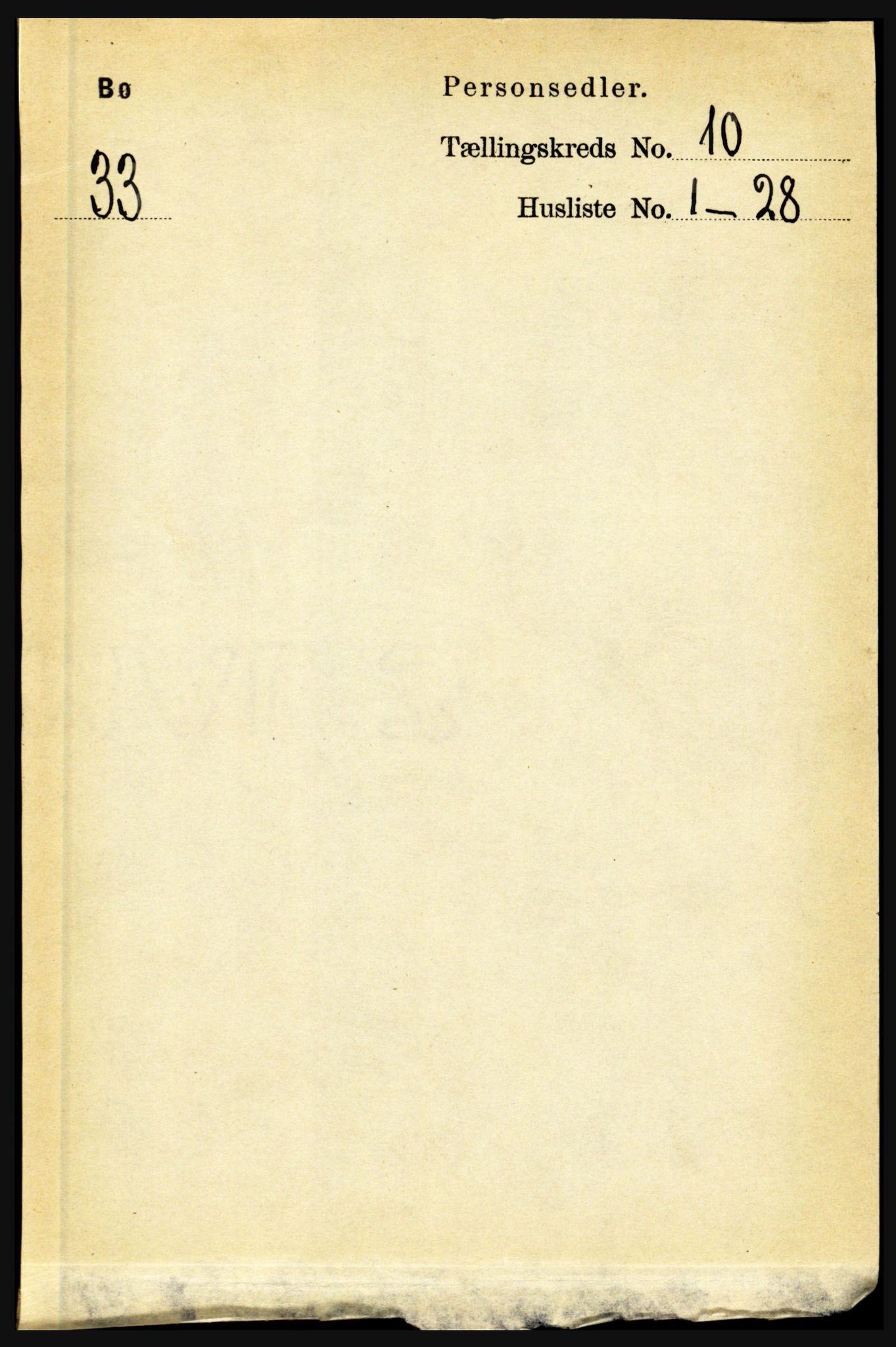 RA, Folketelling 1891 for 1867 Bø herred, 1891, s. 4013