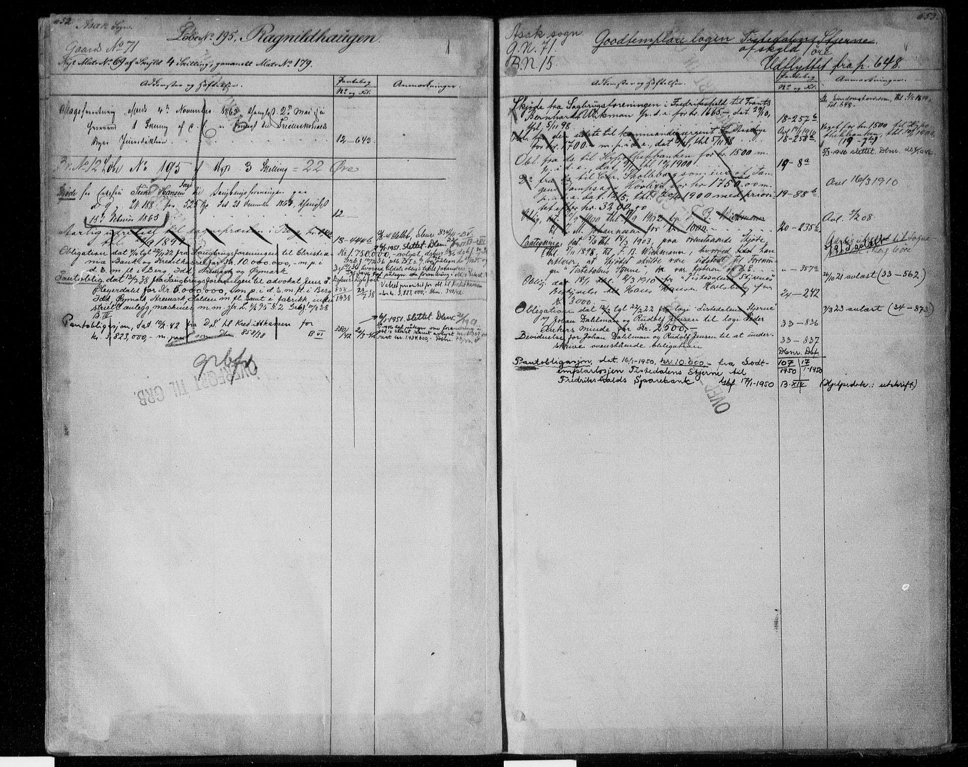 Idd og Marker sorenskriveri, AV/SAO-A-10283/G/Ga/Gac/L0004b: Panteregister nr. II 4b, 1848-1953, s. 652-653