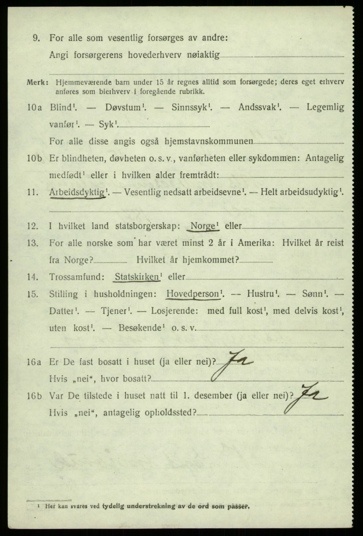 SAB, Folketelling 1920 for 1246 Fjell herred, 1920, s. 4287
