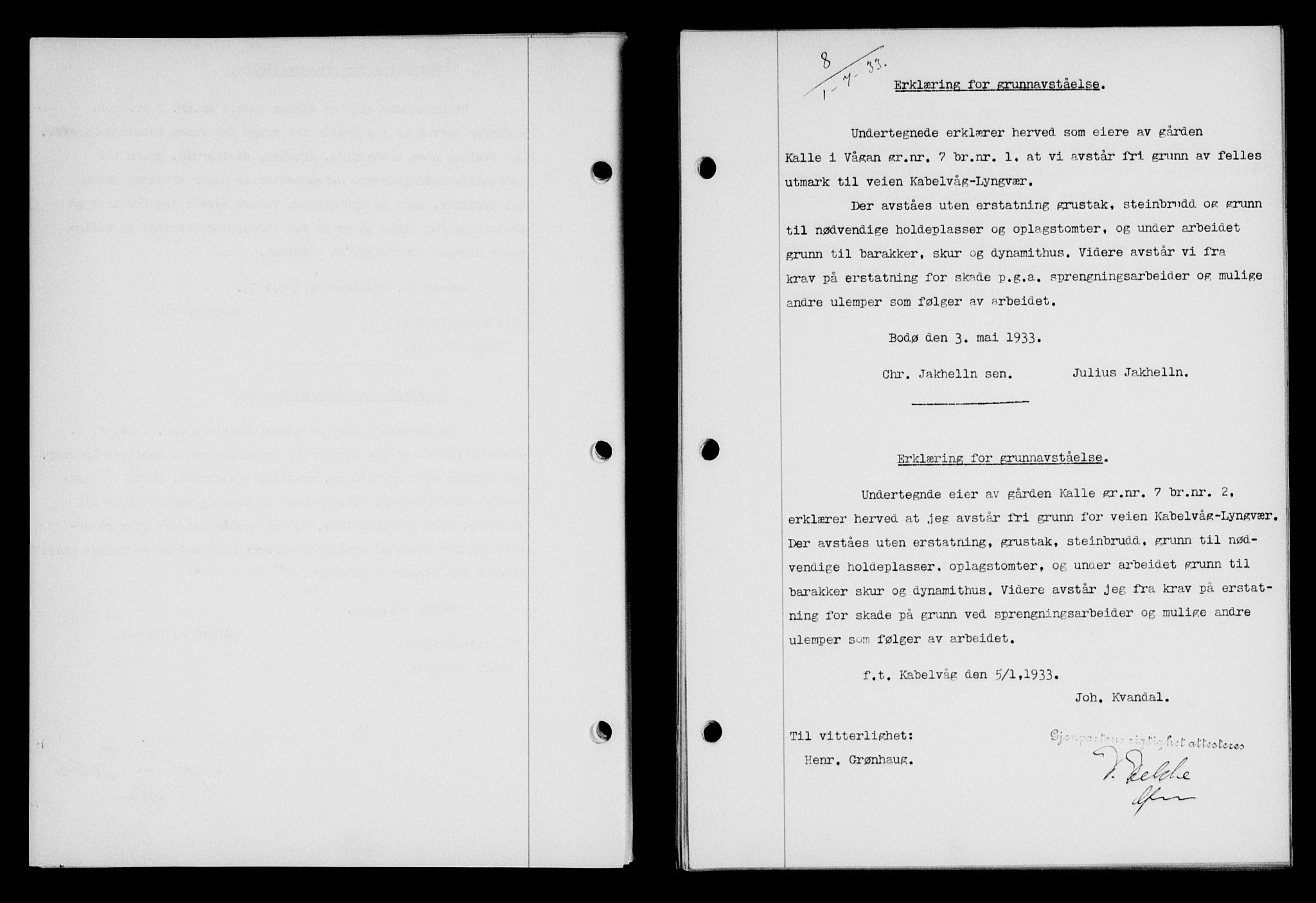 Lofoten sorenskriveri, SAT/A-0017/1/2/2C/L0028b: Pantebok nr. 28b, 1933-1933, Tingl.dato: 01.07.1933