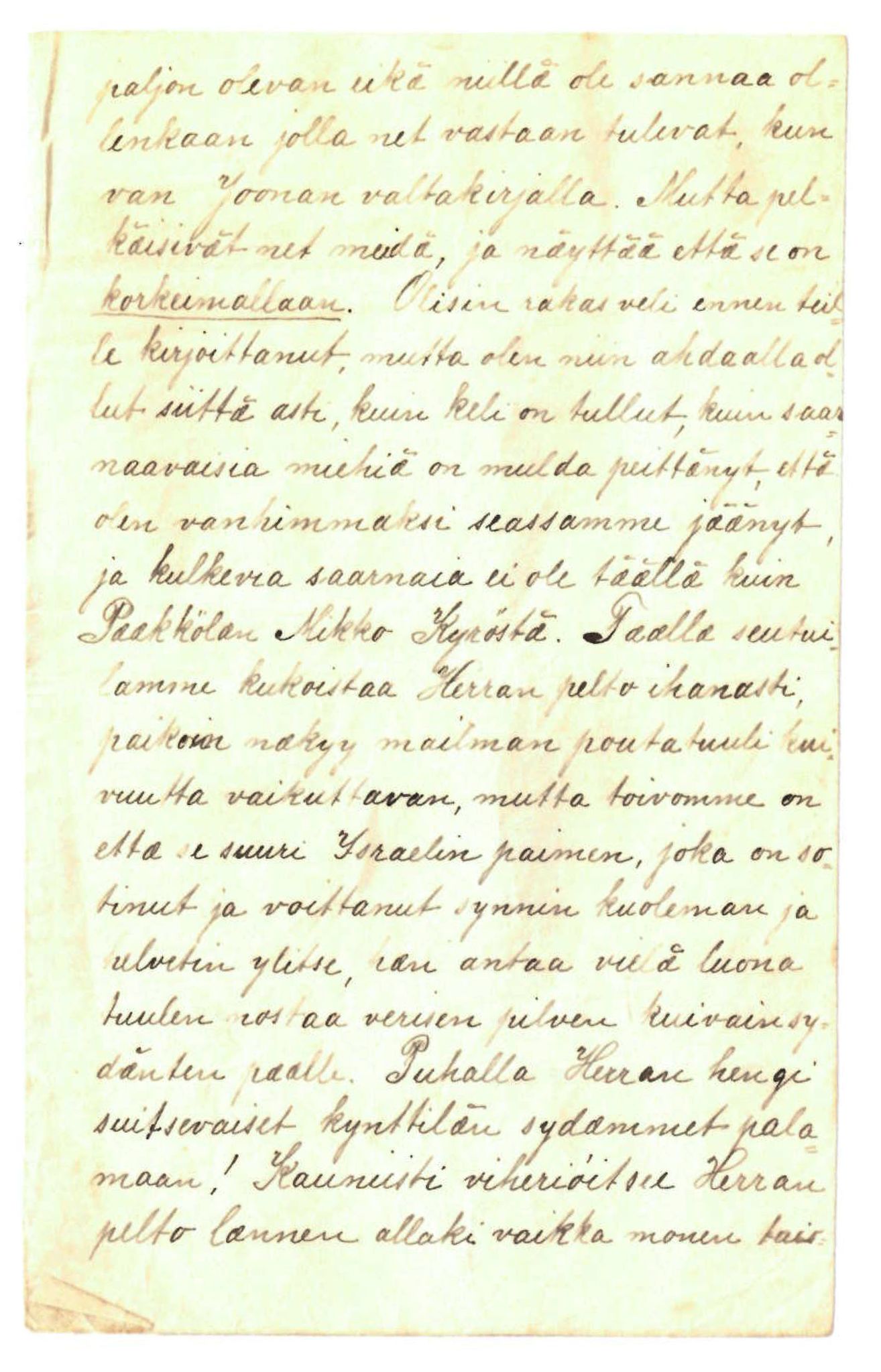 Elise Balos brevsamling, FMFB/A-1082/F/Fa/L0012: Brev til Oluf Koskamo , 1900