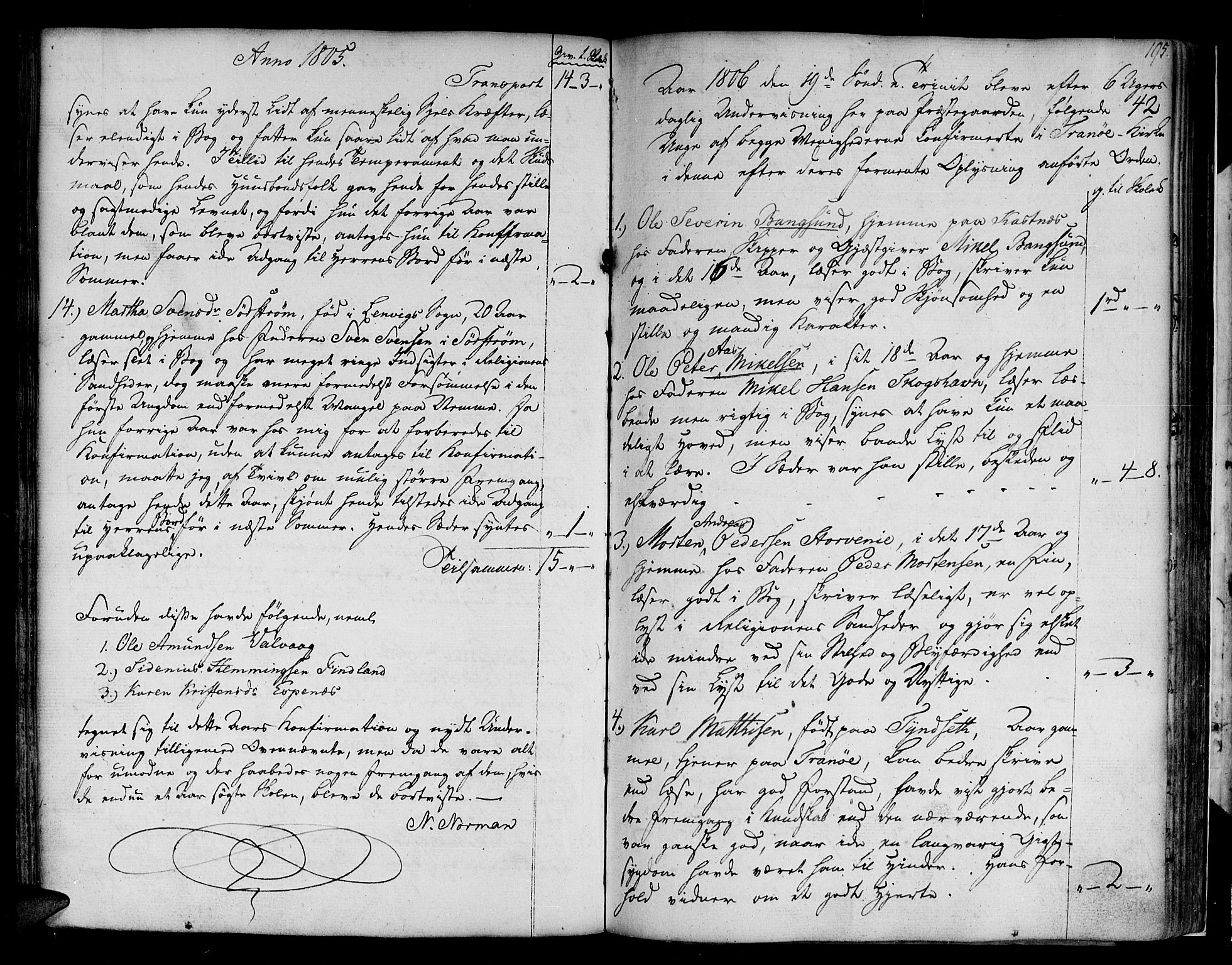 Tranøy sokneprestkontor, AV/SATØ-S-1313/I/Ia/Iaa/L0002kirke: Ministerialbok nr. 2, 1773-1806, s. 195