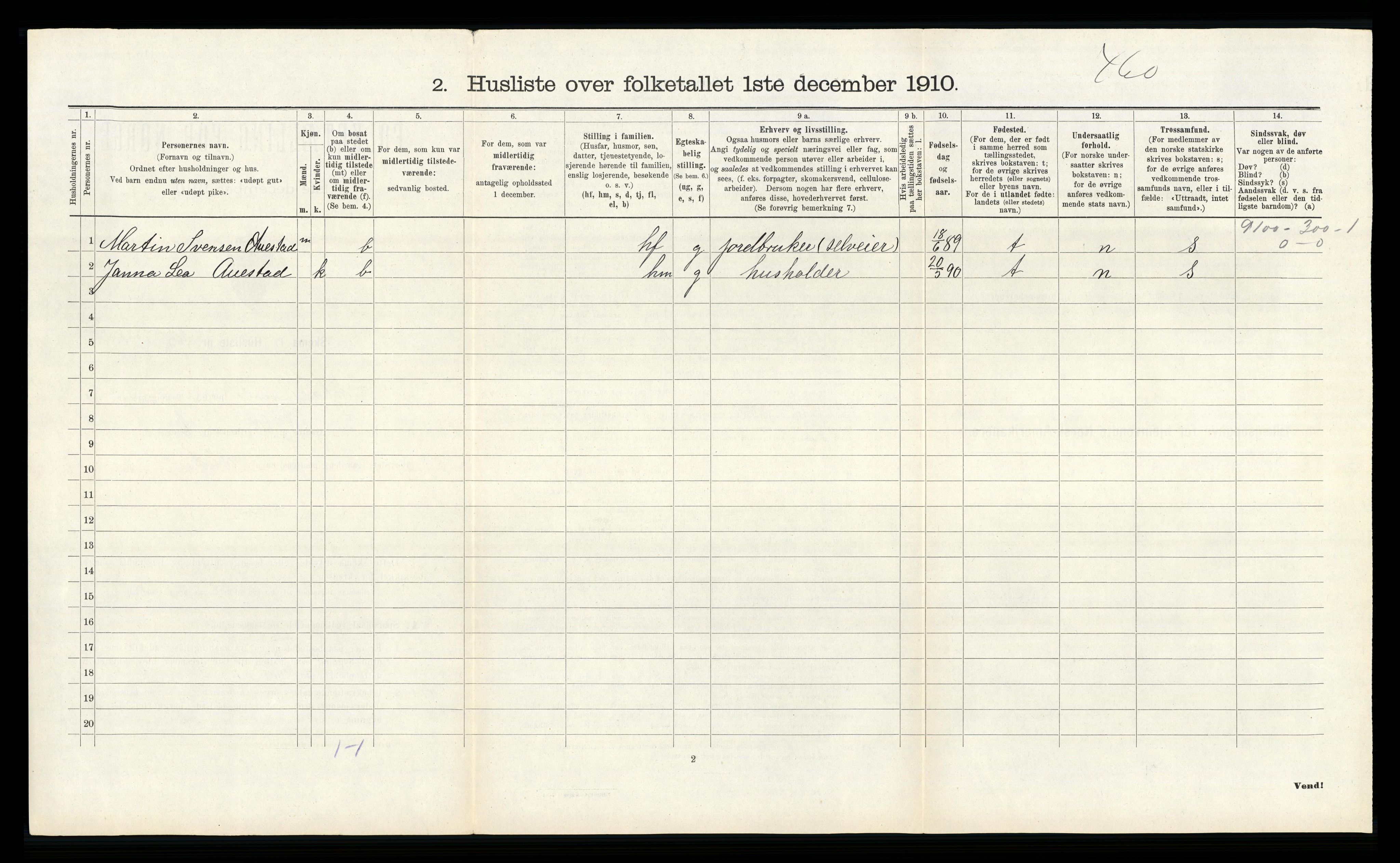 RA, Folketelling 1910 for 1123 Høyland herred, 1910, s. 237