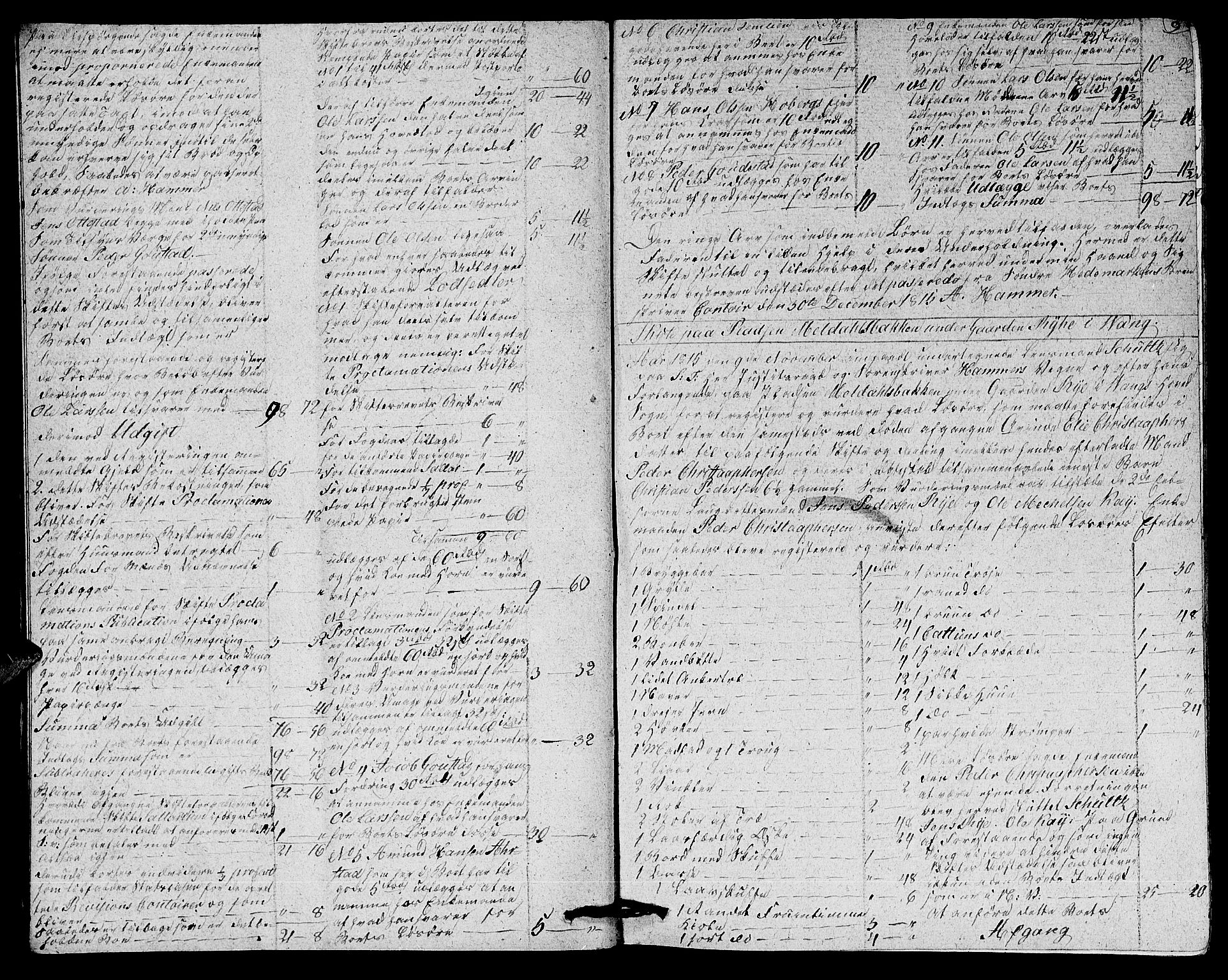 Sør-Hedmark sorenskriveri, AV/SAH-TING-014/J/Ja/Jaa/L0003A: Skifteprotokoll, 1815-1824, s. 8b-9a