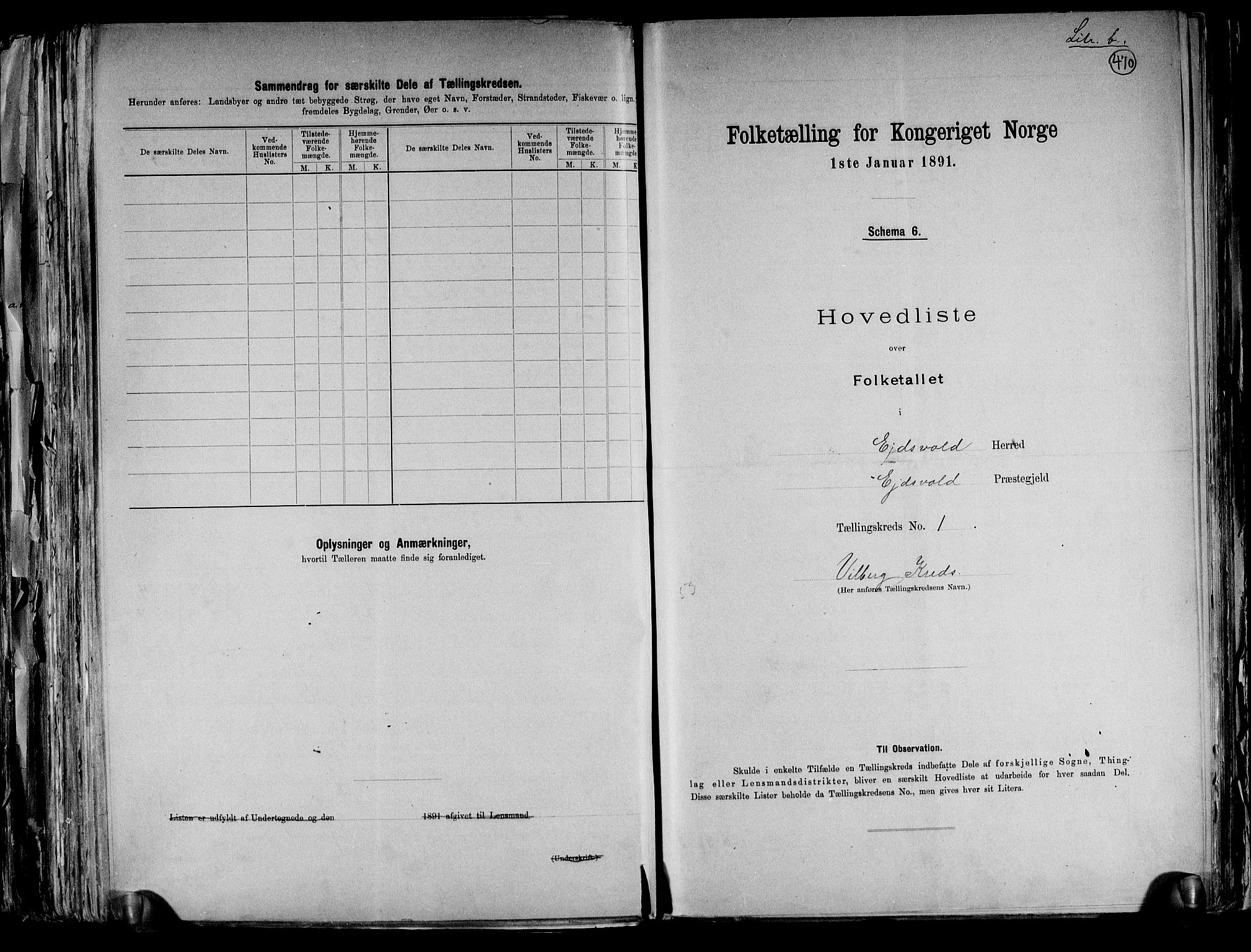 RA, Folketelling 1891 for 0237 Eidsvoll herred, 1891, s. 7