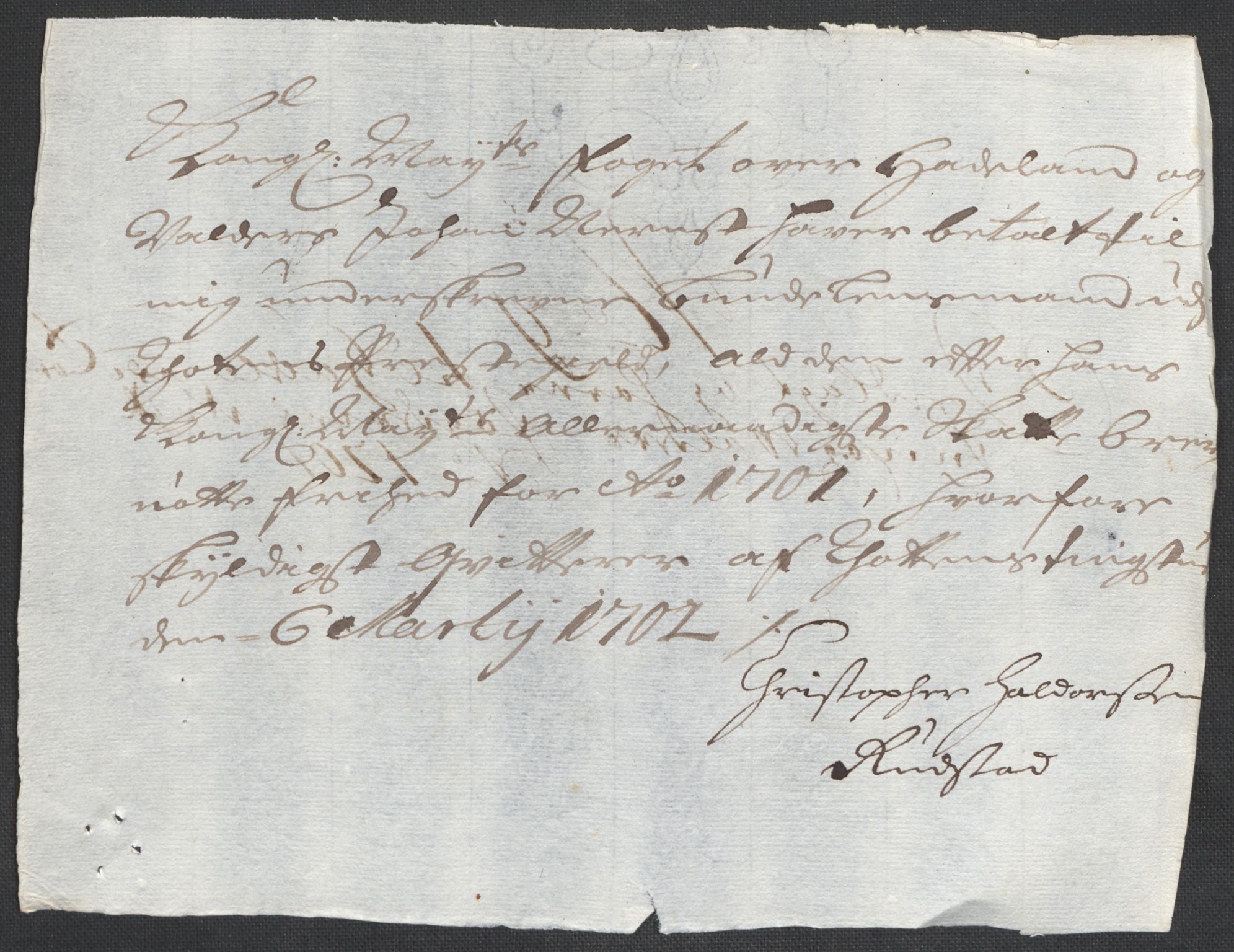 Rentekammeret inntil 1814, Reviderte regnskaper, Fogderegnskap, RA/EA-4092/R18/L1299: Fogderegnskap Hadeland, Toten og Valdres, 1701, s. 369