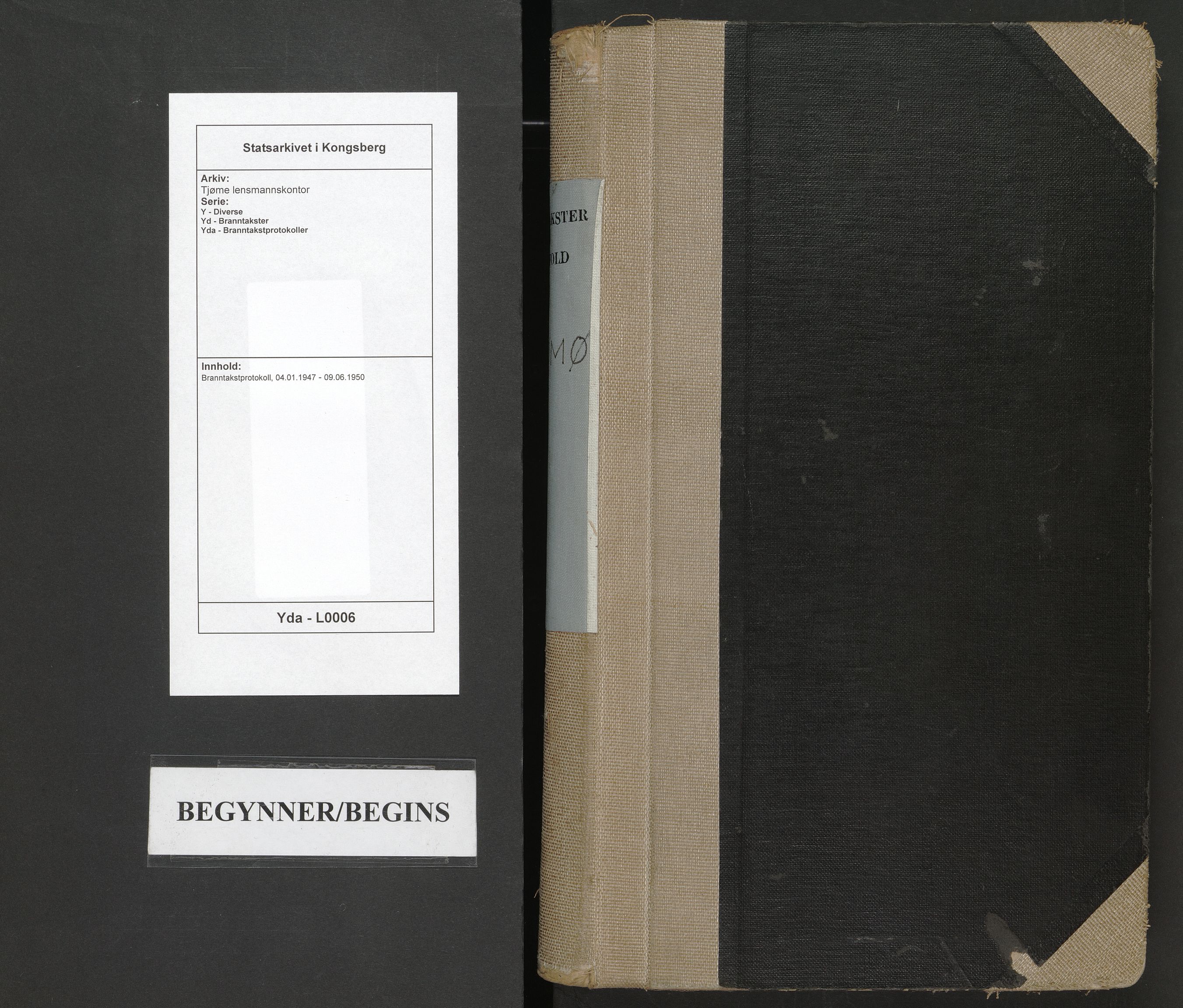 Tjøme lensmannskontor, AV/SAKO-A-55/Y/Yd/Yda/L0006: Branntakstprotokoll, 1947-1950