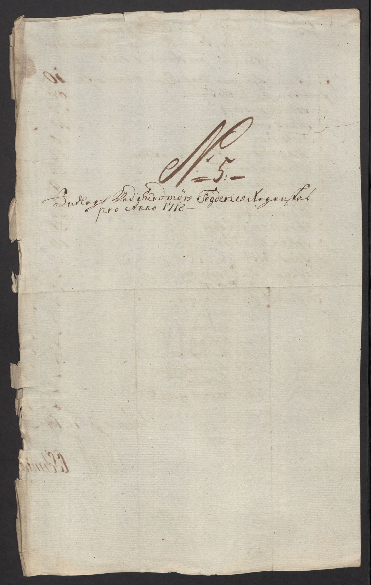 Rentekammeret inntil 1814, Reviderte regnskaper, Fogderegnskap, RA/EA-4092/R54/L3570: Fogderegnskap Sunnmøre, 1718, s. 75