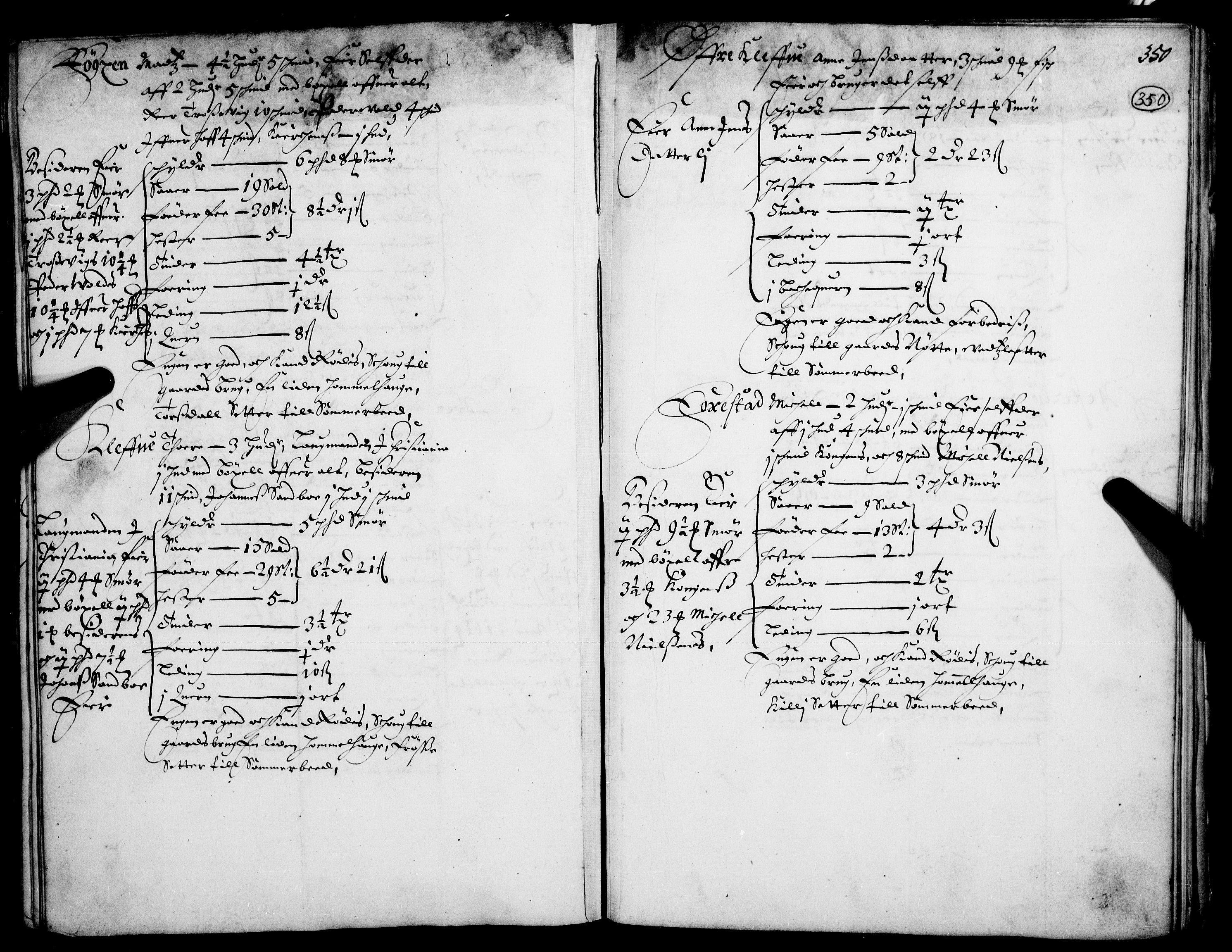 Rentekammeret inntil 1814, Realistisk ordnet avdeling, AV/RA-EA-4070/N/Nb/Nba/L0015: Gudbrandsdalen fogderi, 2. del, 1668, s. 349b-350a