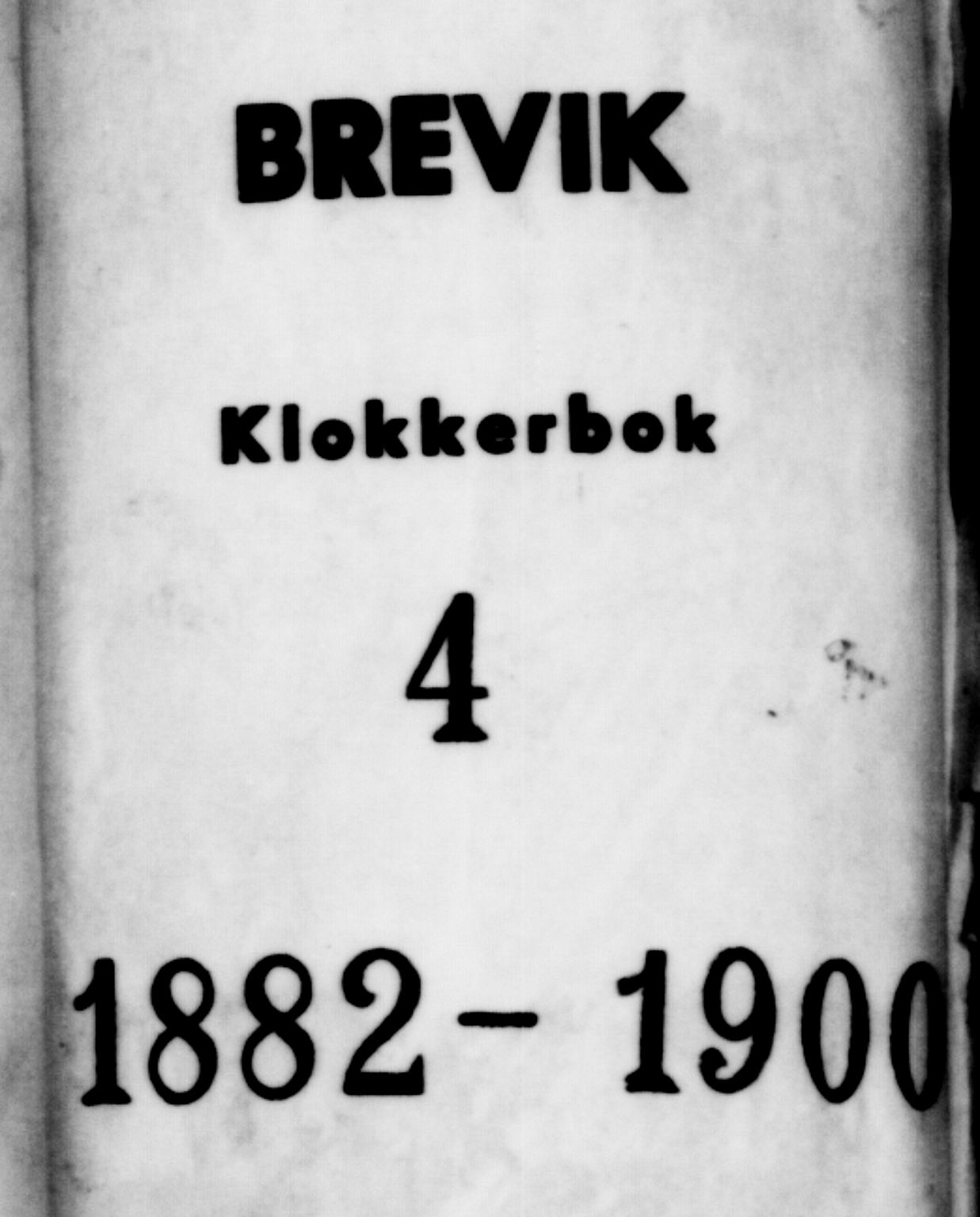 Brevik kirkebøker, SAKO/A-255/G/Ga/L0004: Klokkerbok nr. 4, 1882-1900