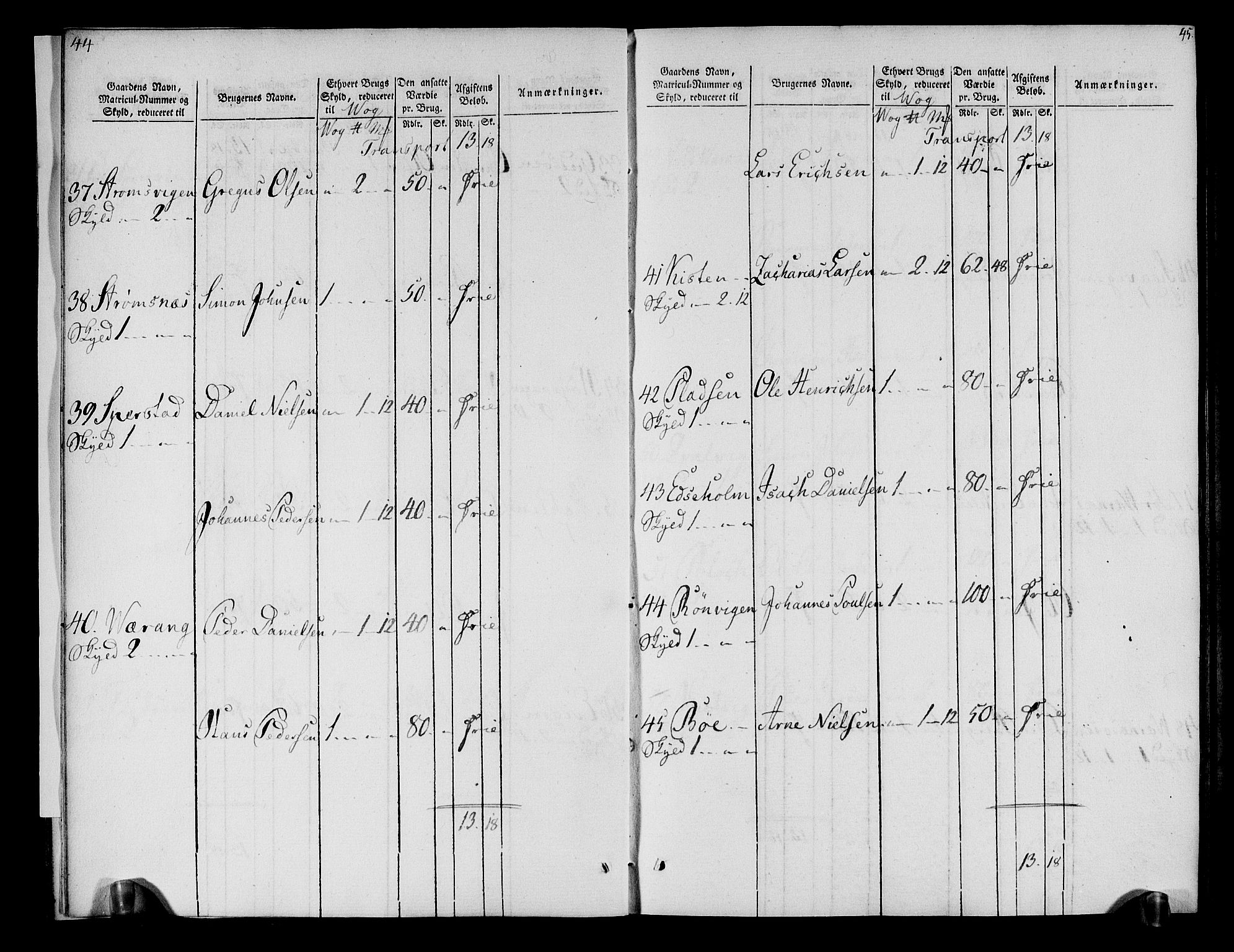 Rentekammeret inntil 1814, Realistisk ordnet avdeling, AV/RA-EA-4070/N/Ne/Nea/L0158: Helgeland fogderi. Oppebørselsregister, 1803-1804, s. 26