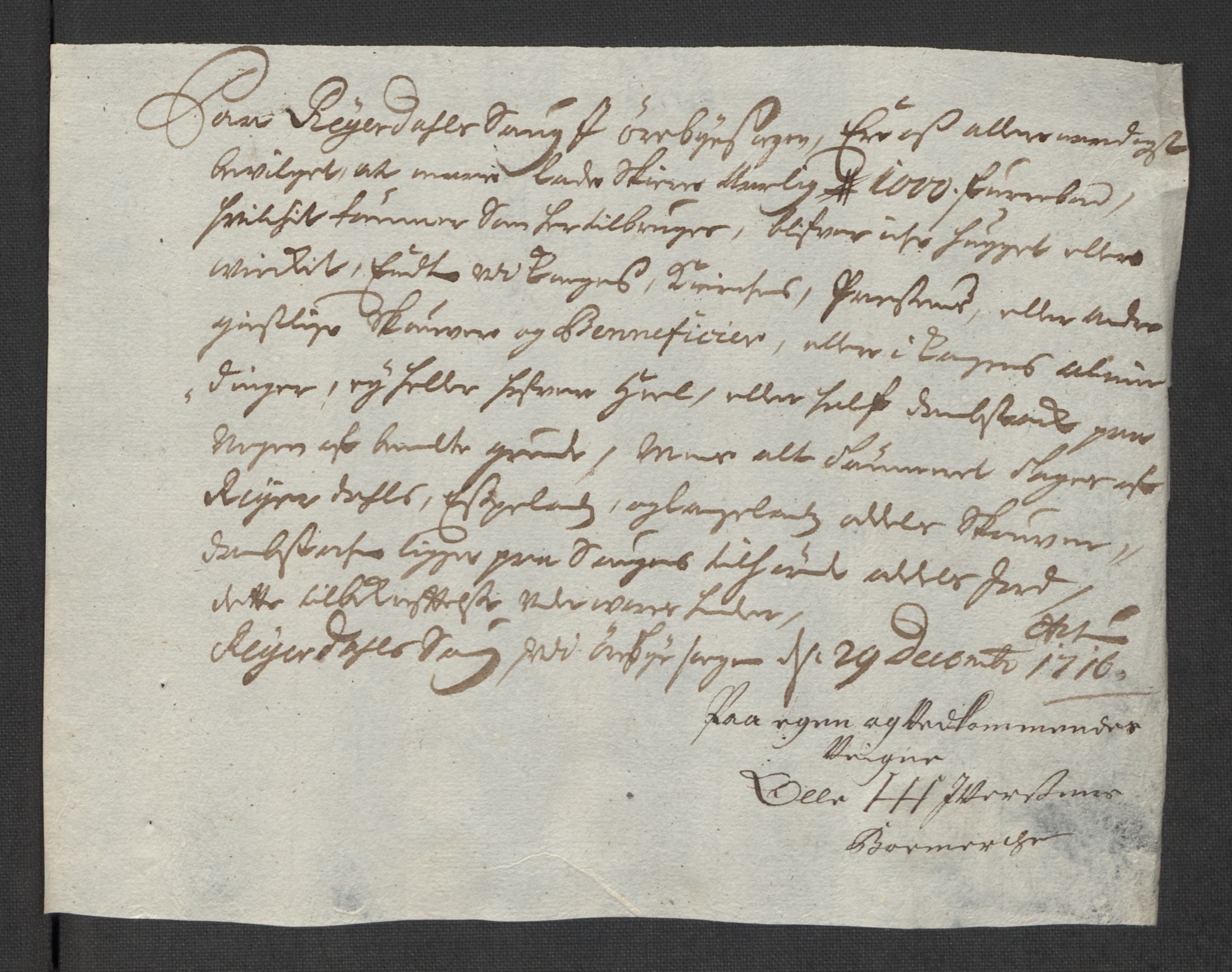 Rentekammeret inntil 1814, Reviderte regnskaper, Fogderegnskap, AV/RA-EA-4092/R43/L2560: Fogderegnskap Lista og Mandal, 1716, s. 65