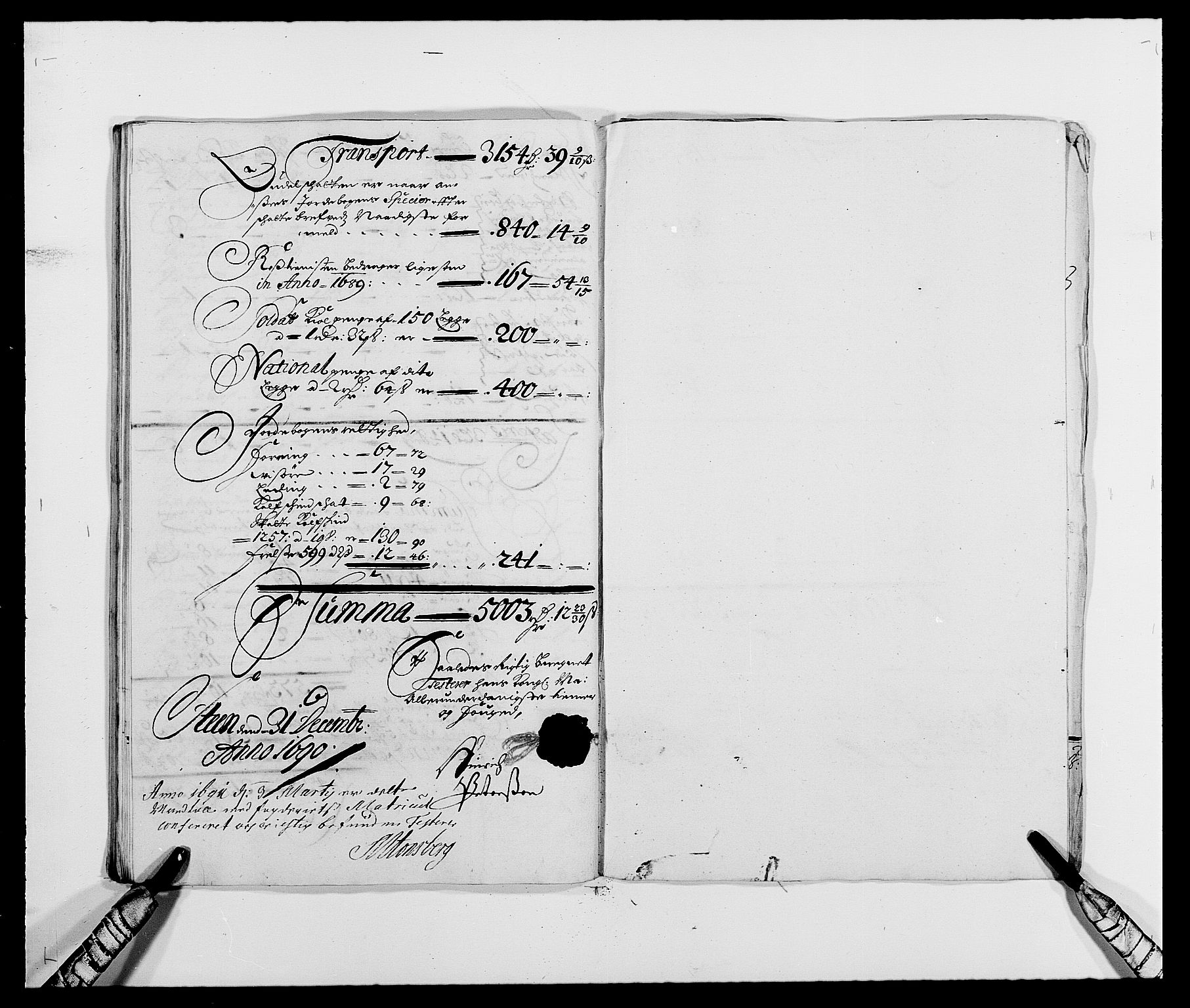 Rentekammeret inntil 1814, Reviderte regnskaper, Fogderegnskap, AV/RA-EA-4092/R21/L1448: Fogderegnskap Ringerike og Hallingdal, 1690-1692, s. 49