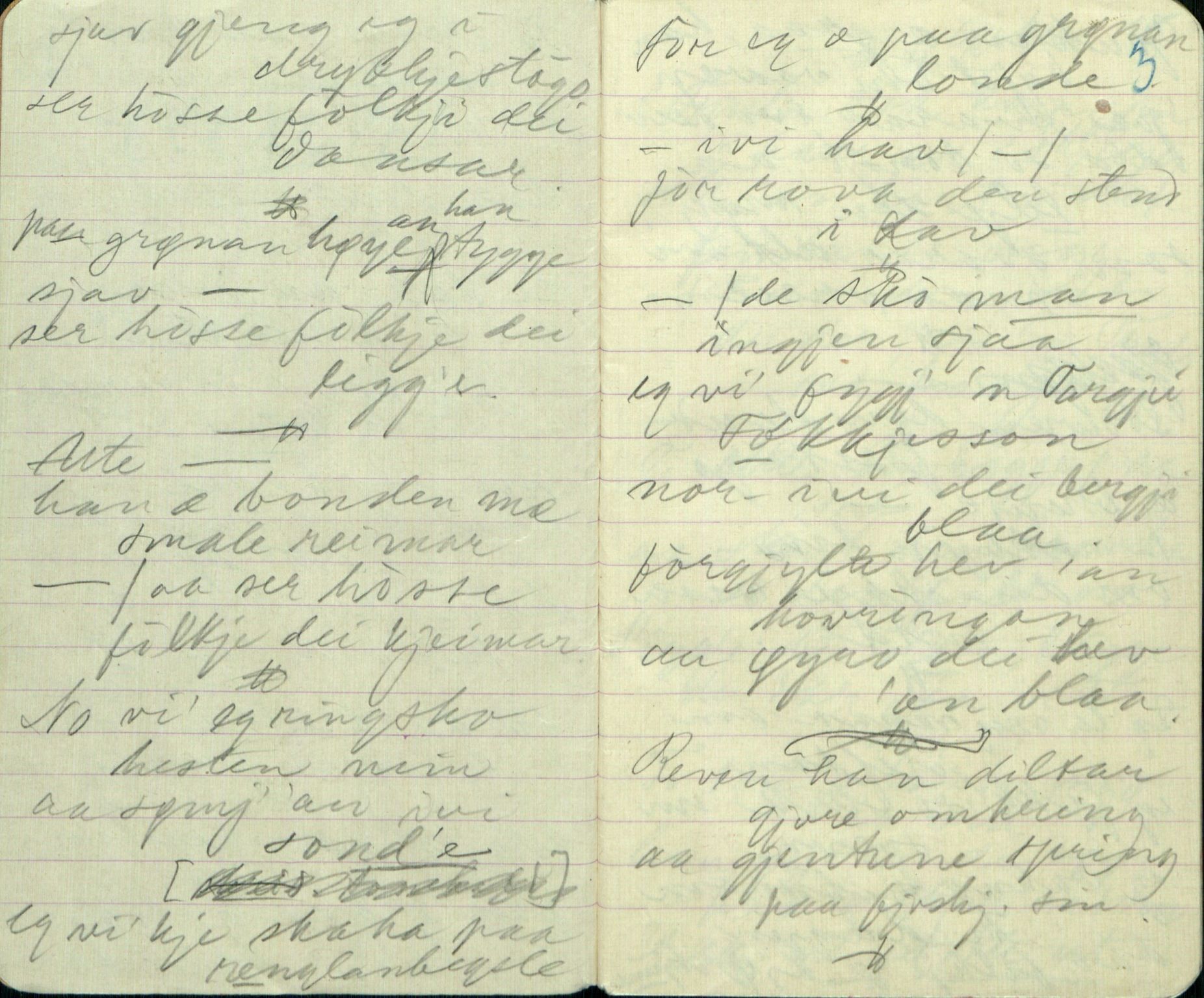 Rikard Berge, TEMU/TGM-A-1003/F/L0009/0008: 341-356 / 348 Oppskrifter frå Fyresdal, 1916, s. 2-3