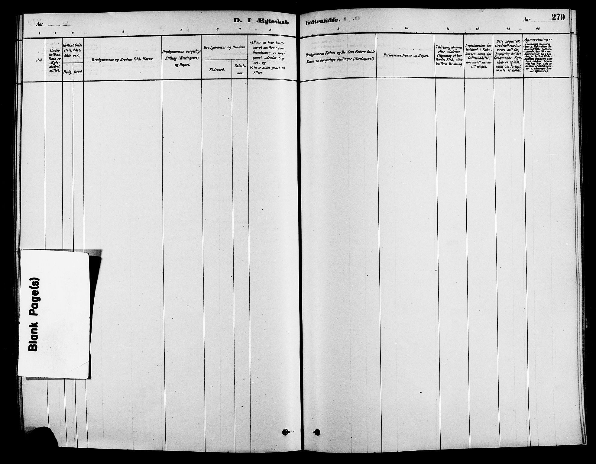 Løten prestekontor, SAH/PREST-022/K/Ka/L0009: Ministerialbok nr. 9, 1878-1891, s. 279