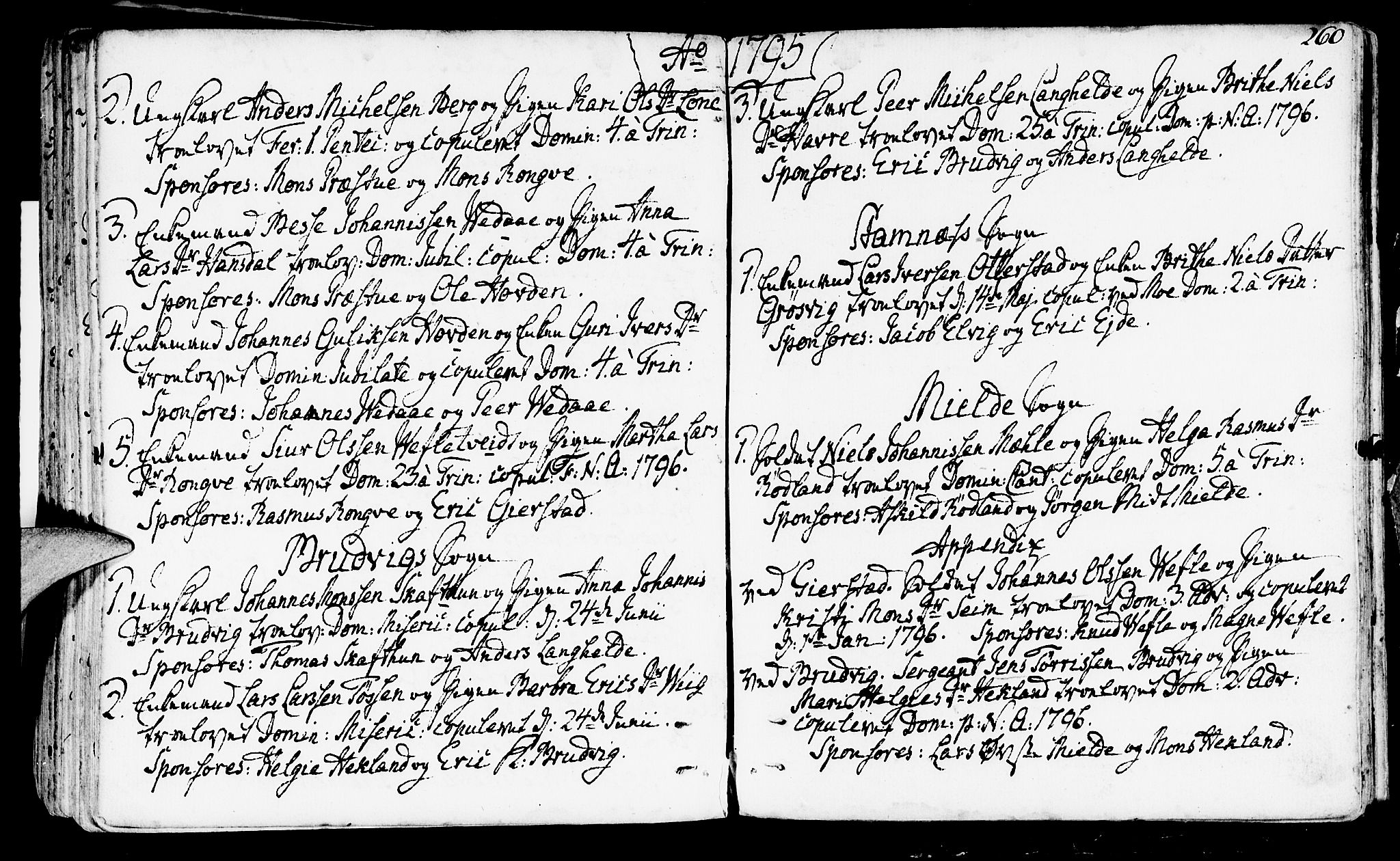 Haus sokneprestembete, SAB/A-75601/H/Haa: Ministerialbok nr. A 10, 1782-1796, s. 260