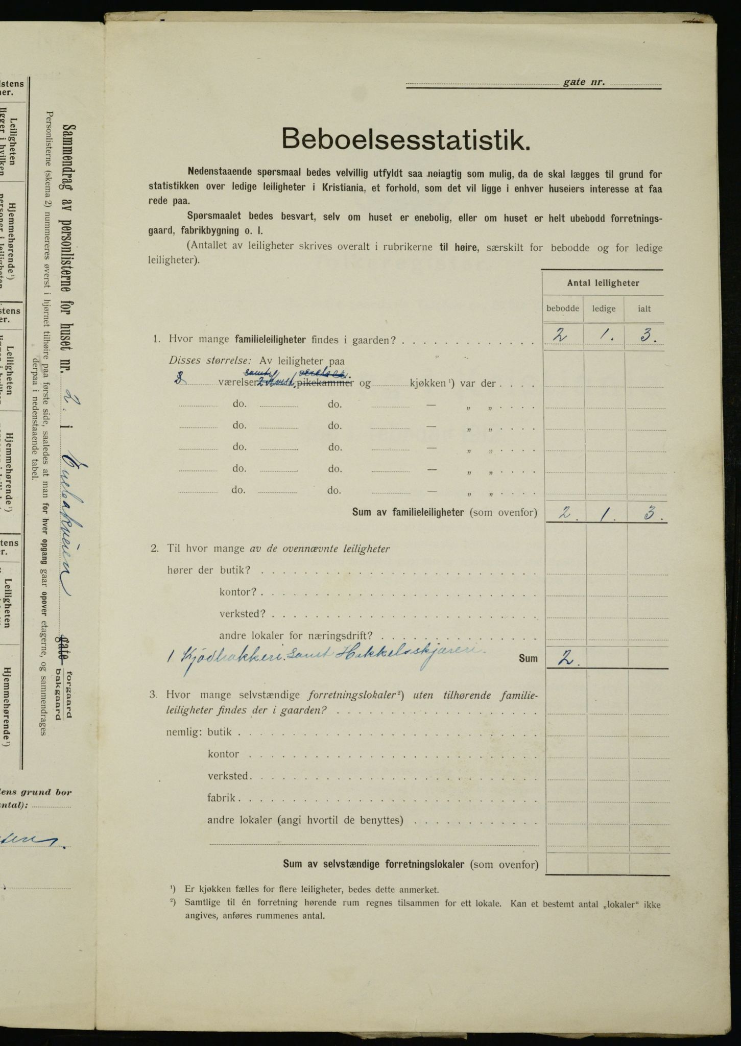 OBA, Kommunal folketelling 1.2.1912 for Kristiania, 1912, s. 20948