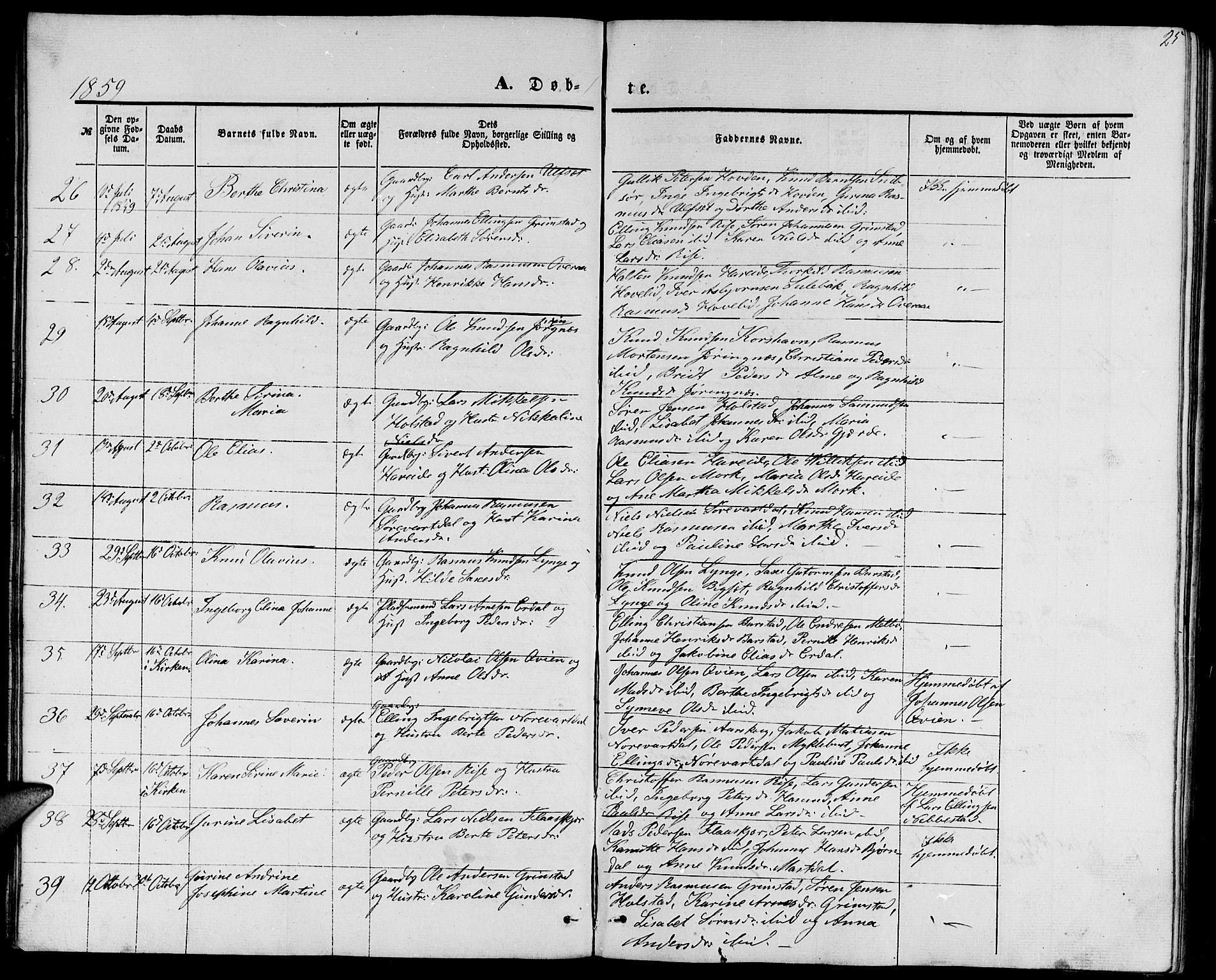 Ministerialprotokoller, klokkerbøker og fødselsregistre - Møre og Romsdal, SAT/A-1454/510/L0124: Klokkerbok nr. 510C01, 1854-1877, s. 25
