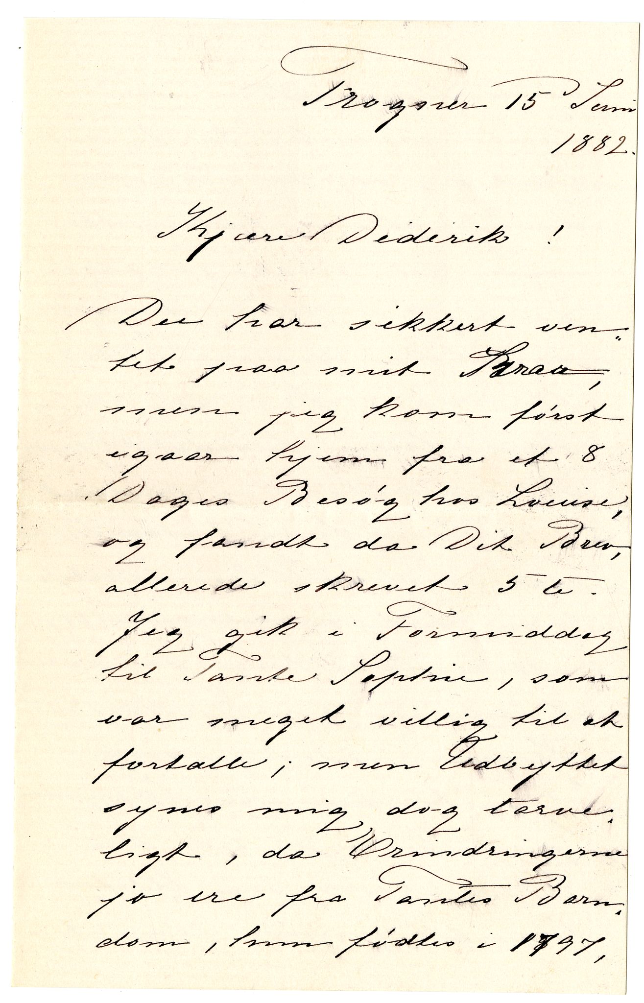 Diderik Maria Aalls brevsamling, NF/Ark-1023/F/L0002: D.M. Aalls brevsamling. B - C, 1799-1889, s. 63