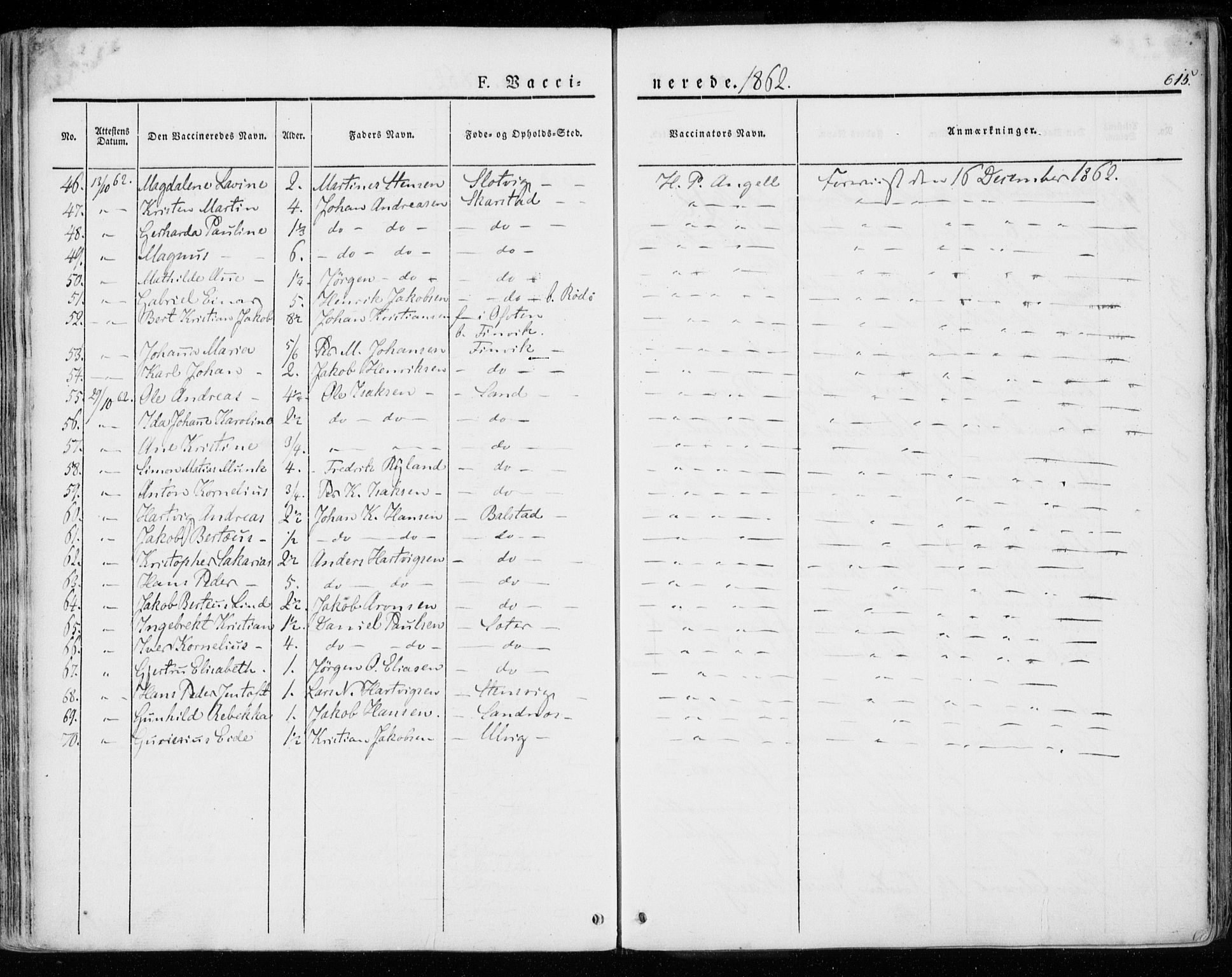 Ministerialprotokoller, klokkerbøker og fødselsregistre - Nordland, SAT/A-1459/872/L1033: Ministerialbok nr. 872A08, 1840-1863, s. 615