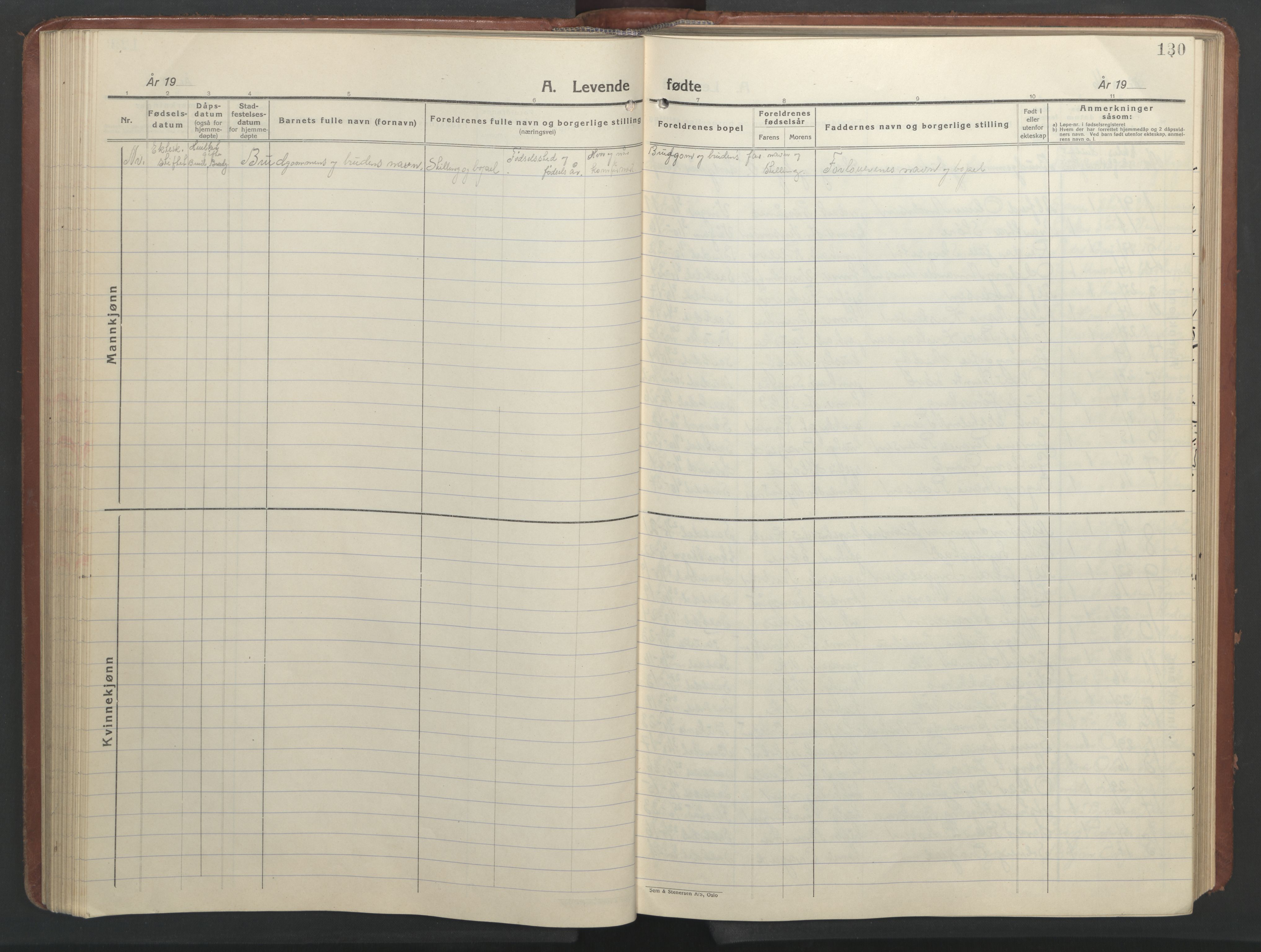 Ministerialprotokoller, klokkerbøker og fødselsregistre - Nordland, SAT/A-1459/847/L0680: Klokkerbok nr. 847C08, 1930-1947, s. 130