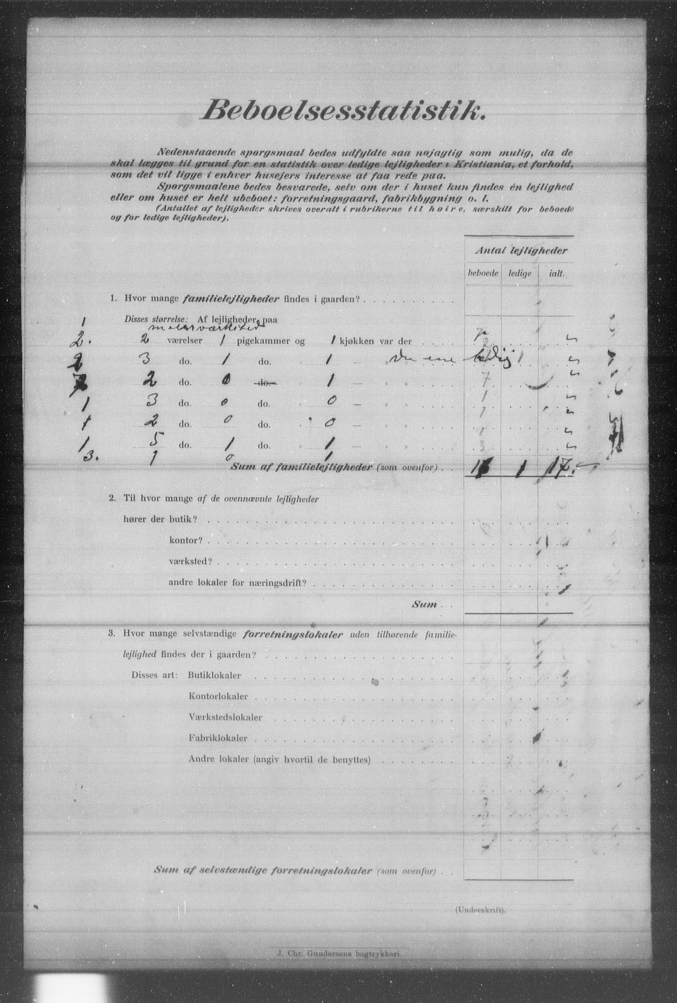 OBA, Kommunal folketelling 31.12.1903 for Kristiania kjøpstad, 1903, s. 24856