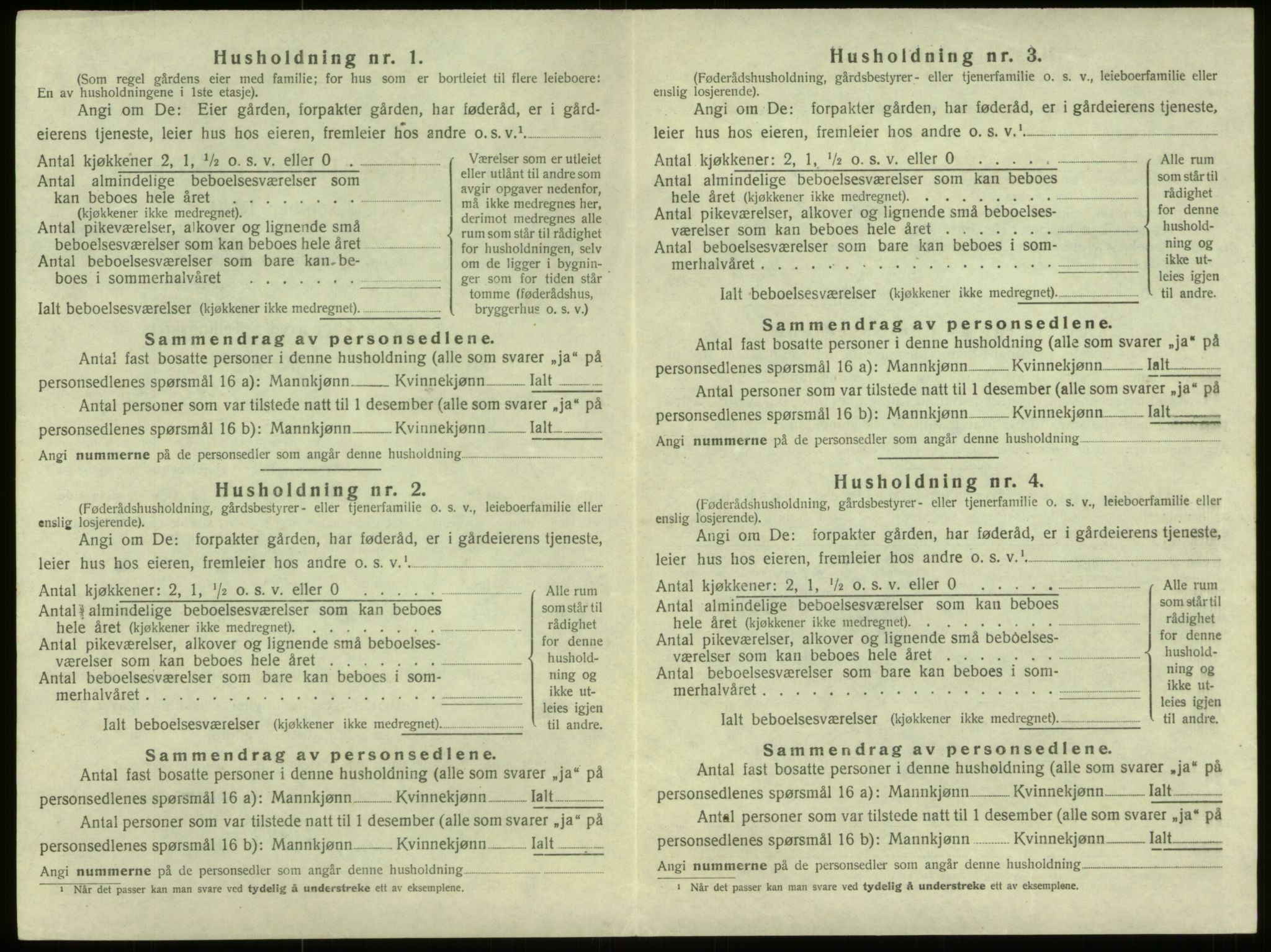 SAB, Folketelling 1920 for 1441 Selje herred, 1920, s. 743