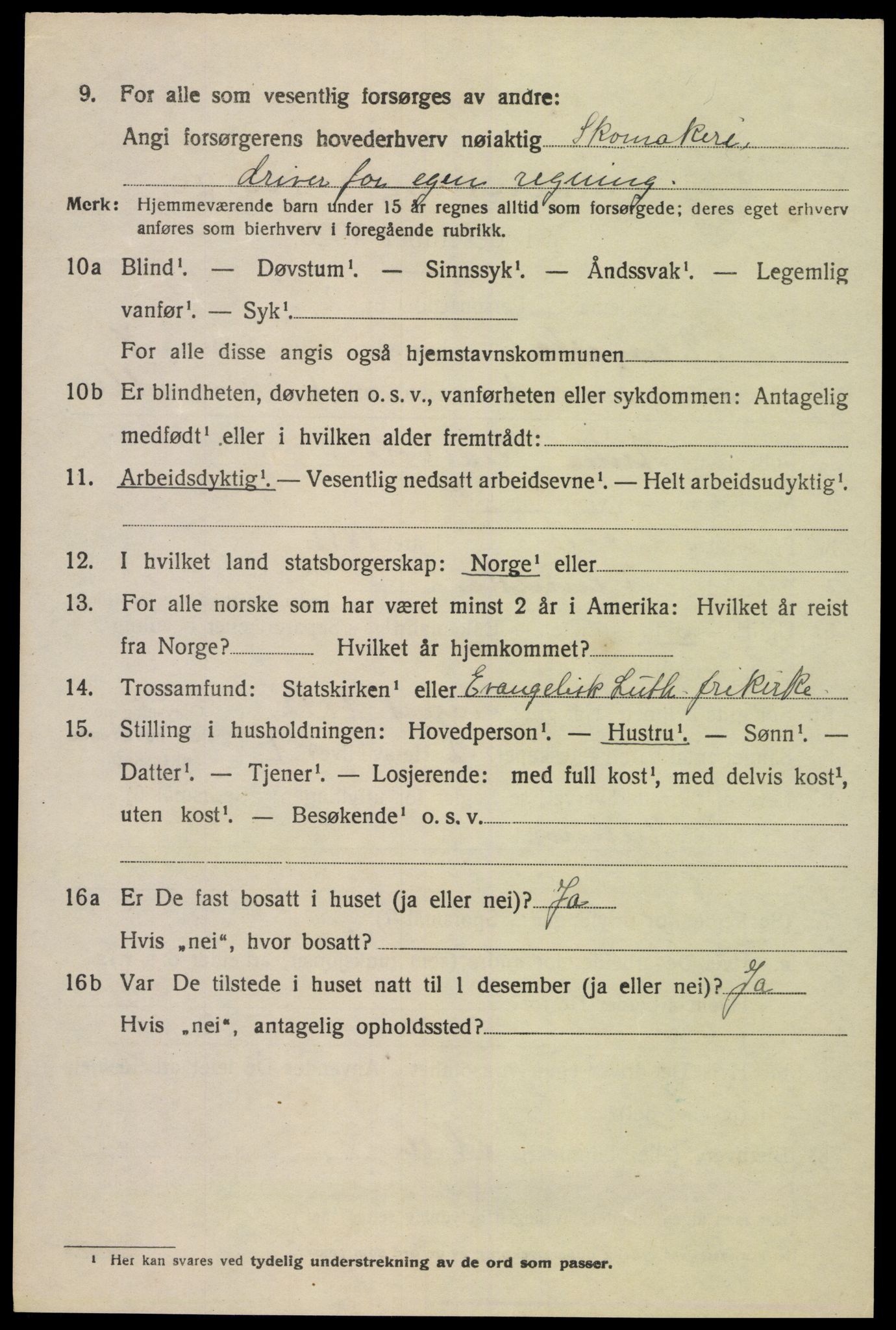 SAK, Folketelling 1920 for 1014 Vennesla herred, 1920, s. 4727