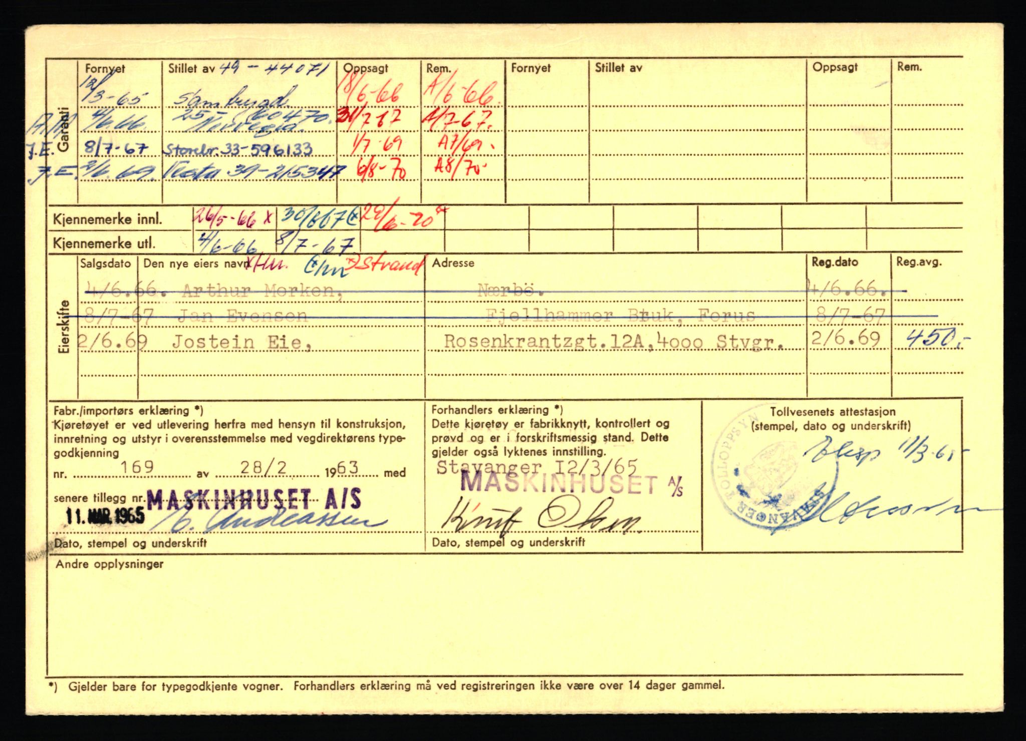 Stavanger trafikkstasjon, AV/SAST-A-101942/0/F/L0072: L-82200 - L-84099, 1930-1971, s. 1526